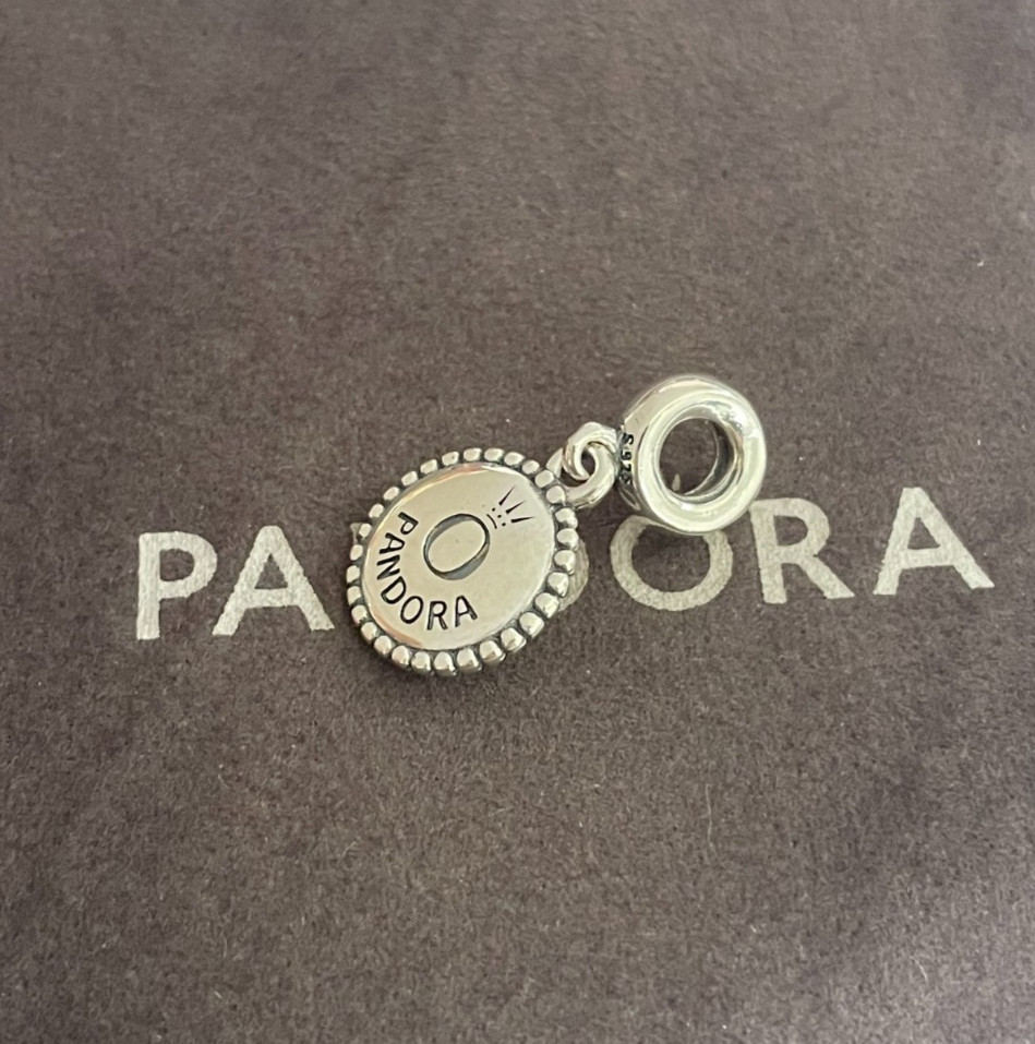 Pandora Samoa Flag Dangle Charm S925 Sterling Silver Jewelry