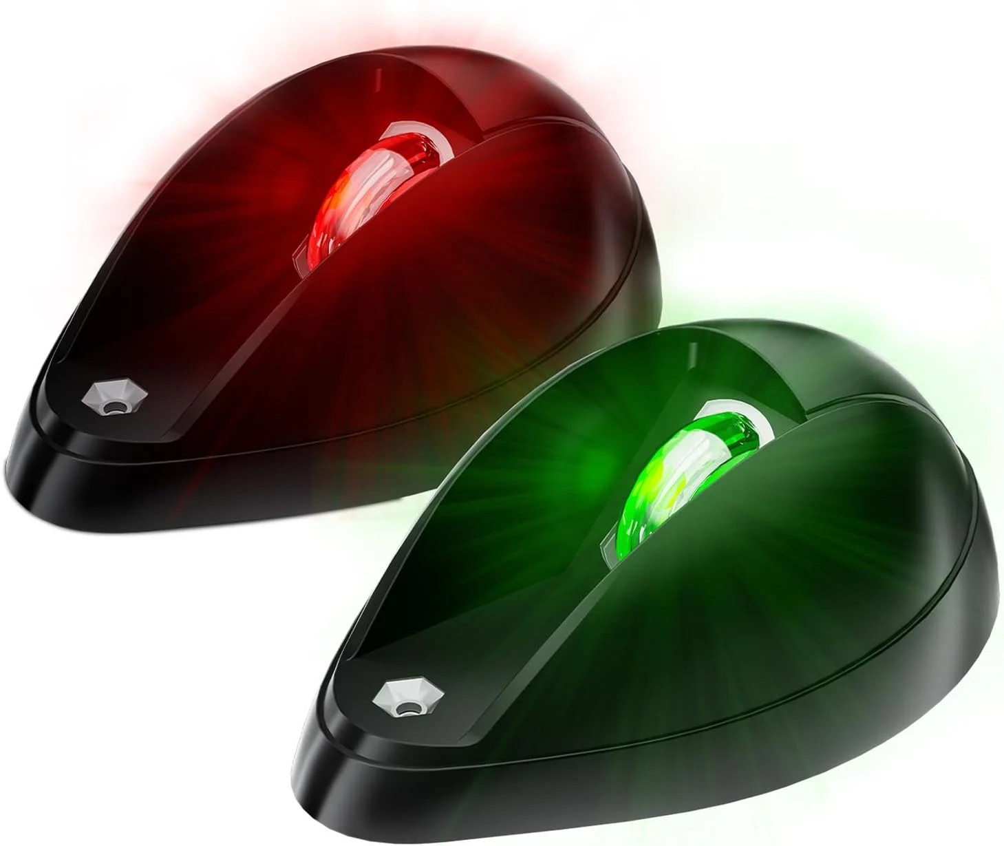 Boat Navigation Lights Red and Green, Pontoon Navigation Lights for Boats LED, I