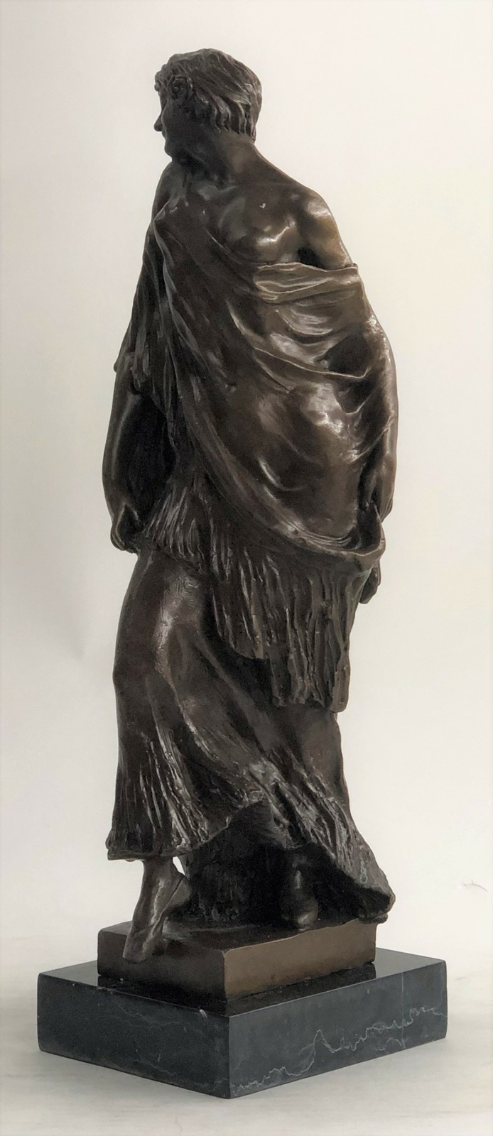 Actress 100% Solid Bronze Statue Dancer Nude Jazz Singer Classic Art Deco Deal