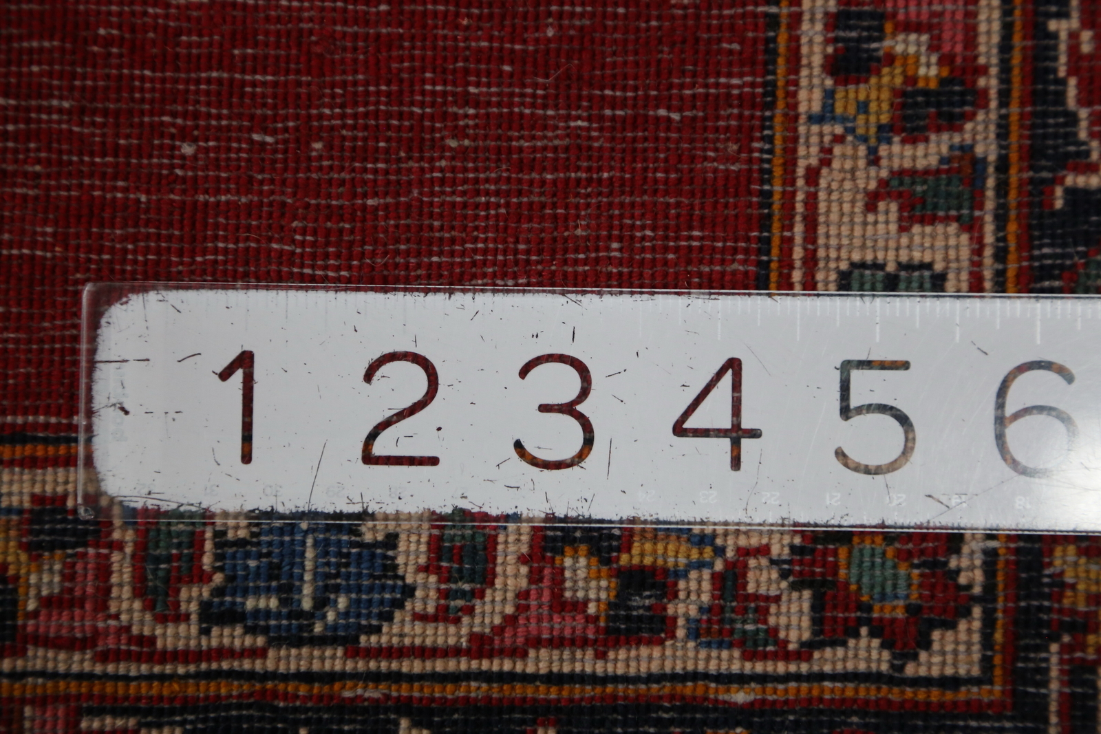Vegetable Dye Red Solid Kashaan Narrow/ Long Runner Rug 3×33 Hand-made Carpet