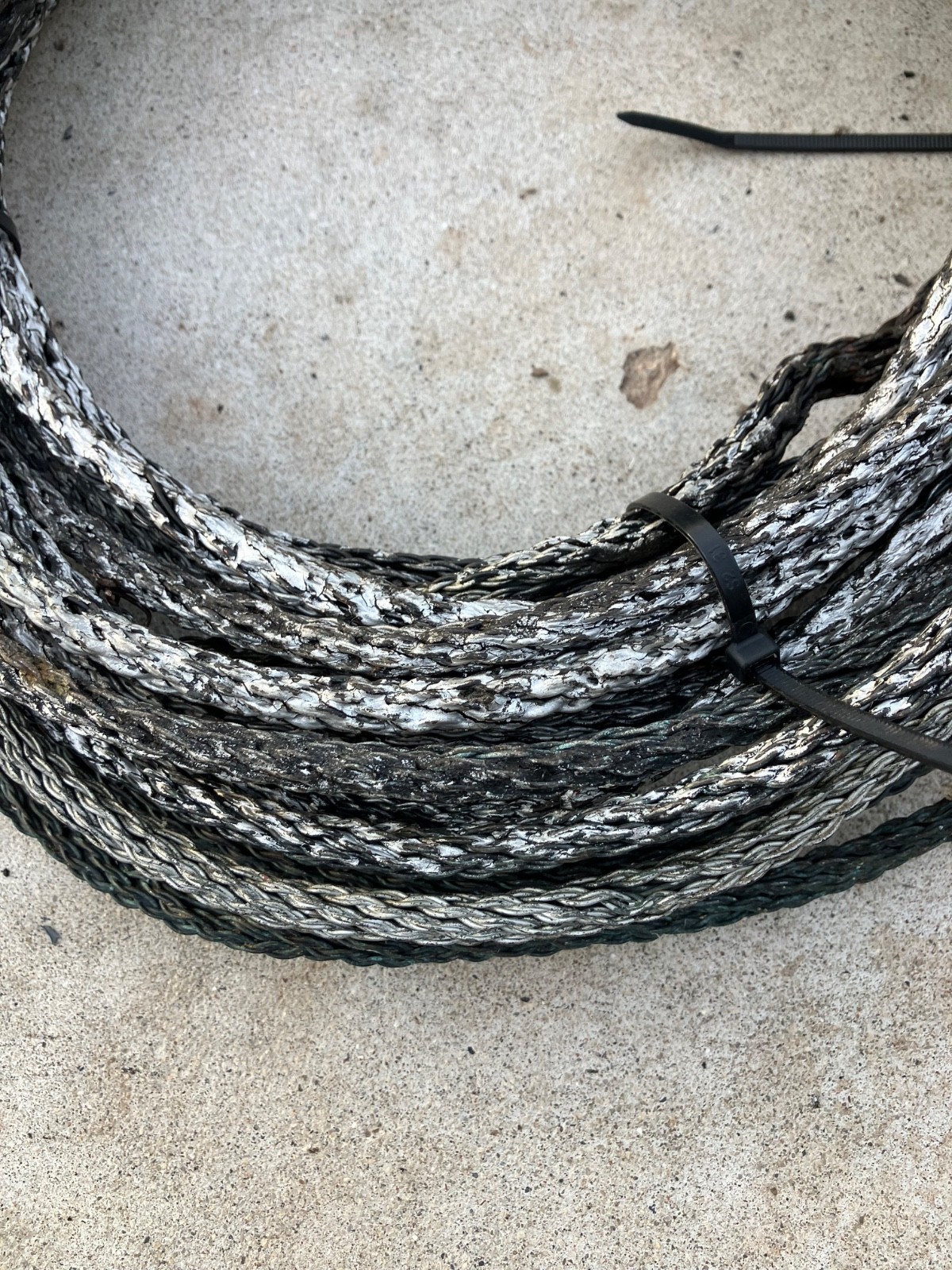 Lightning Rod Copper Ground Cable Braided Wire 46 Feet