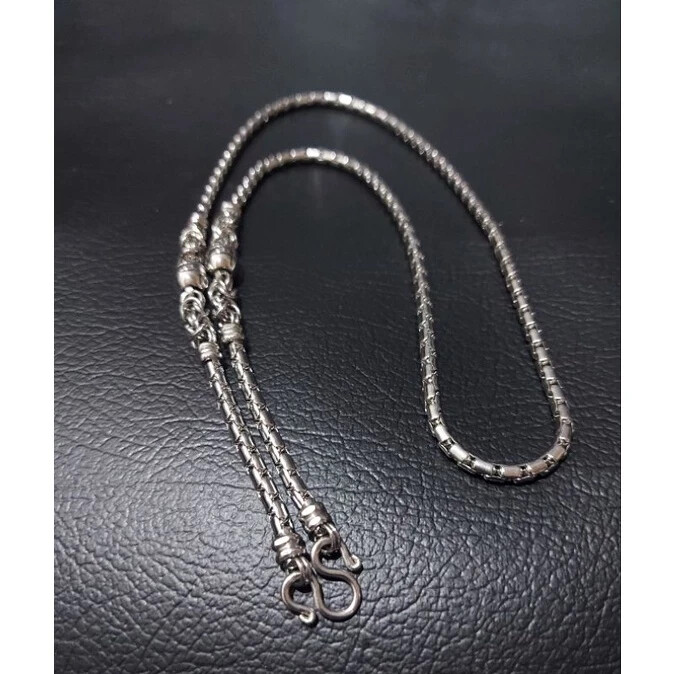 Necklace Stainless Chain Length 24″ inch for Hanging Pendant Thai Buddha Amulet