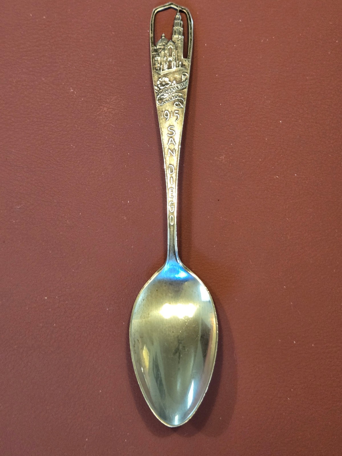 Rare 1915 San Diego World’s Fair Sterling Silver Spoon 14grams