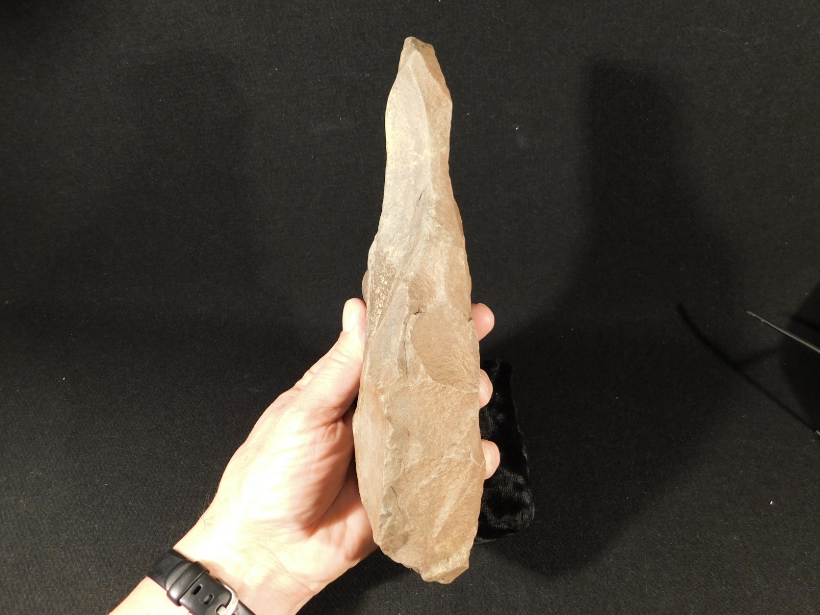HUGE! One Million Year Old! Early Stone Age ACHEULEAN HandAxe Morocco 1393gr