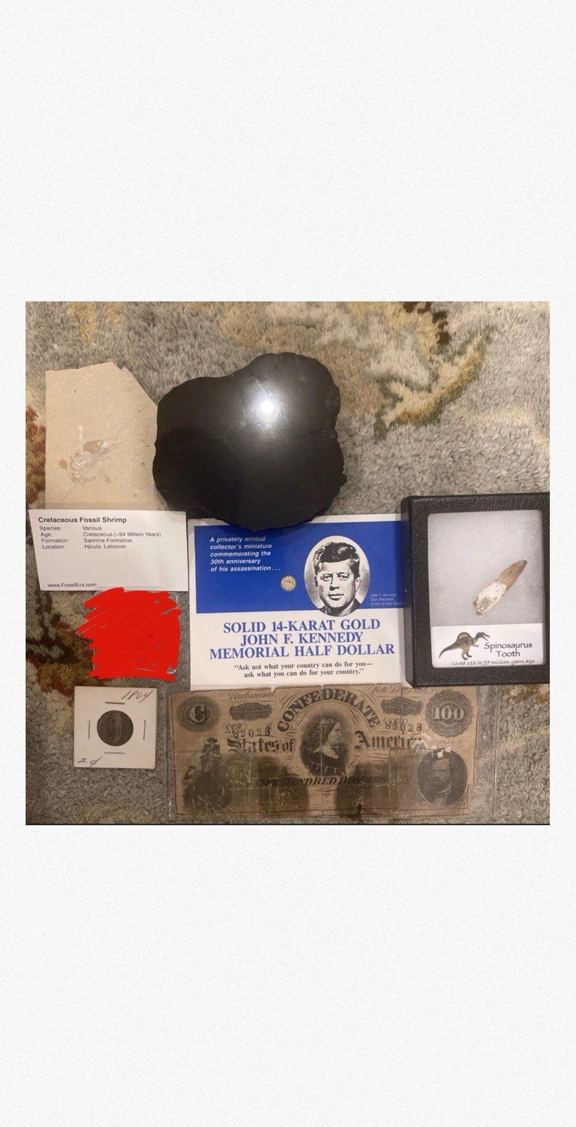 JFK SOLID 14-Karat Gold Memorial Half Dollar! YOU ALSO GET ALL IN PICS READ DISC