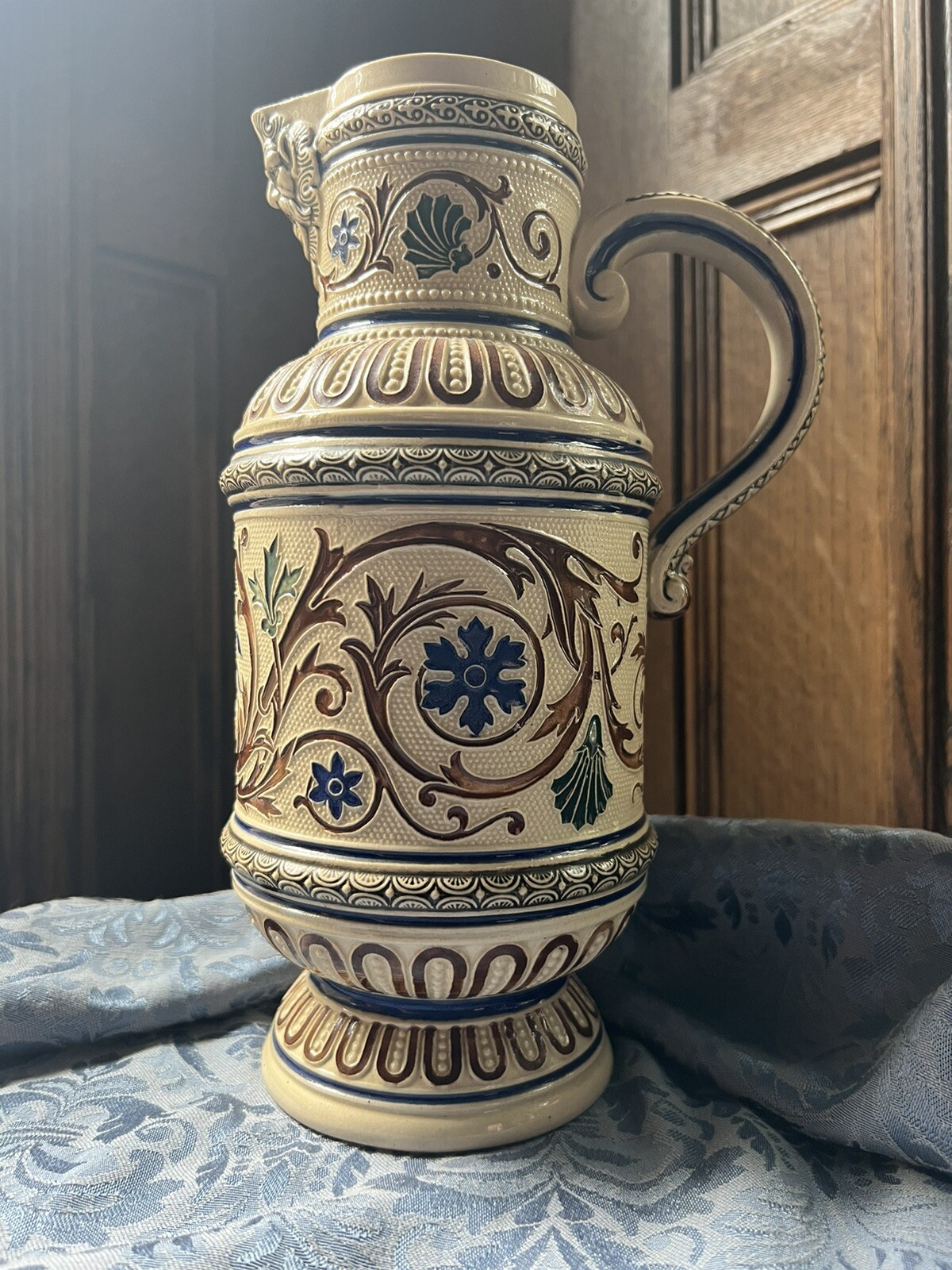 Beer Pitcher – Bacchanalian Vine motif