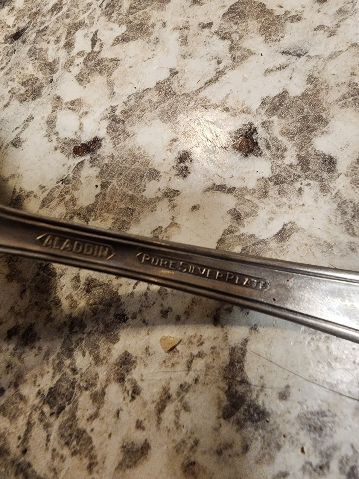 Pure Silver Plate Ladle Aladdon Pattern YEAR: 1900-1940