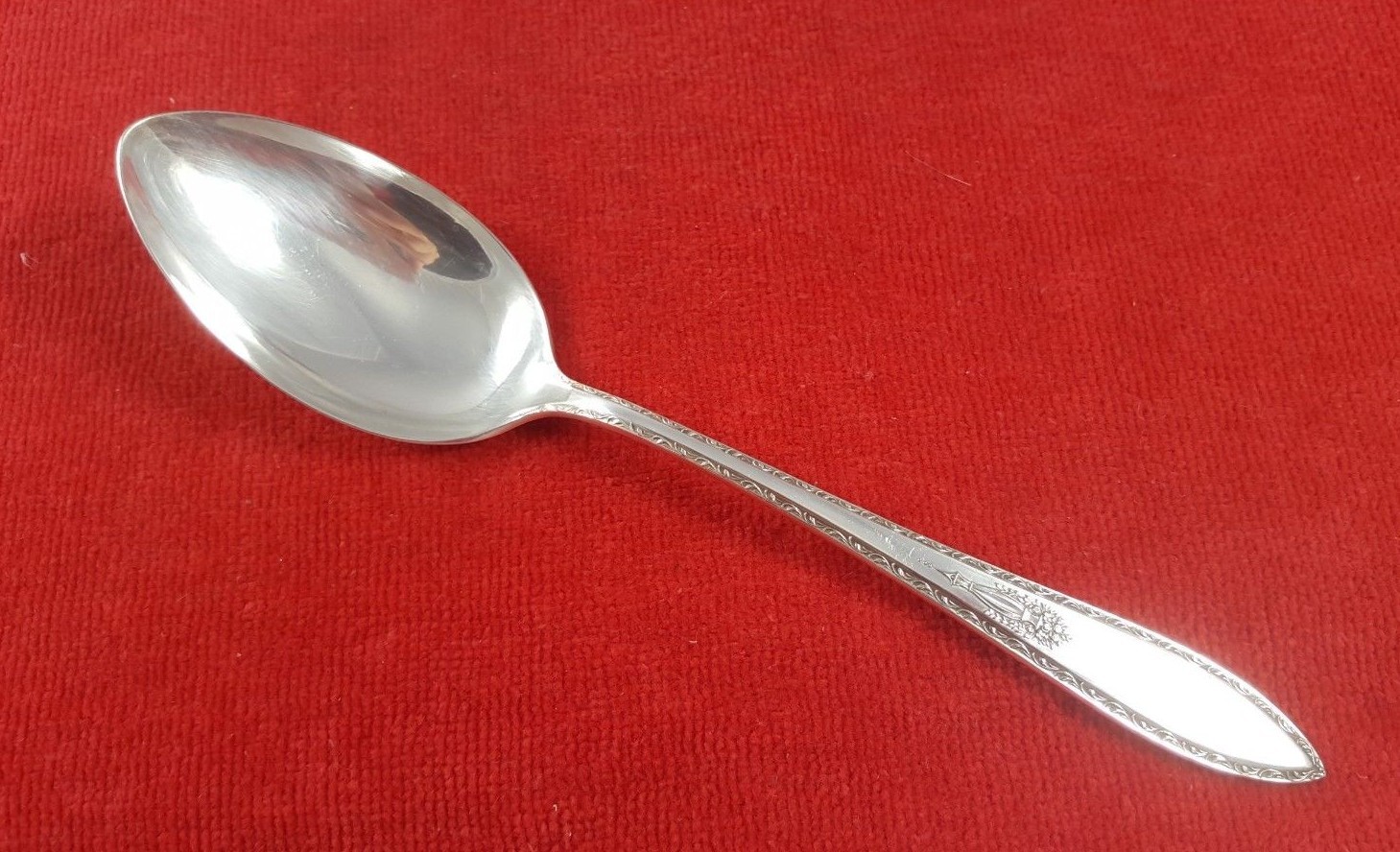 Silverplate Serving Spoon in Lady Washington by Yourex / Associated Silver
