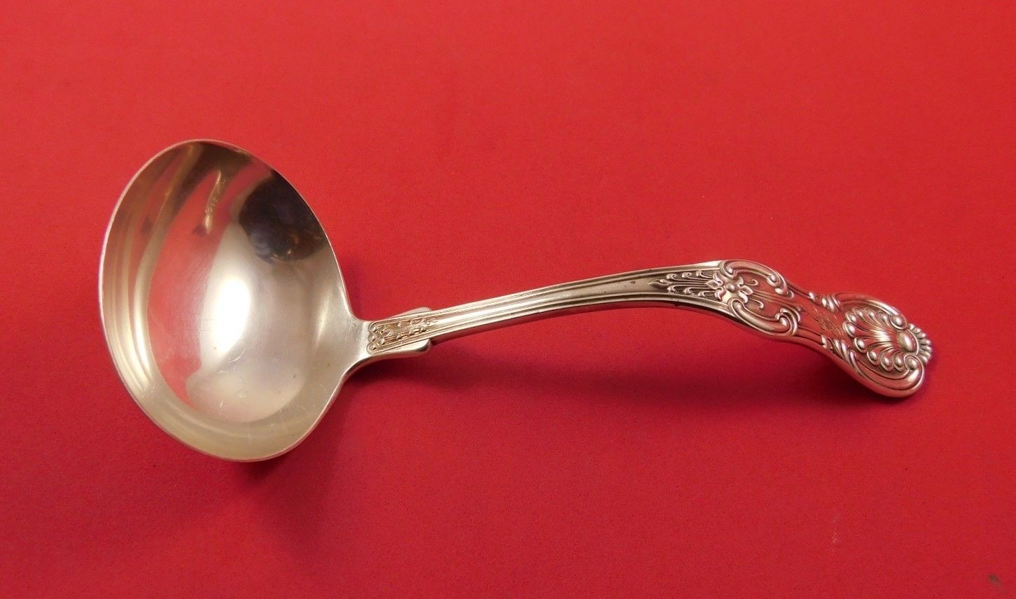 Kings II by Gorham Sterling Silver Gravy Ladle 7 1/4″