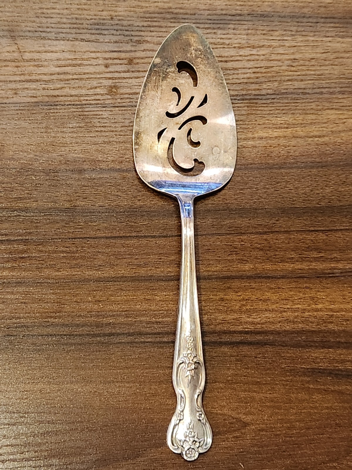 Vintage Wm Rogers MFG Co Extra Plate Pie/Cake Server Magnolia/Inspiration 1951