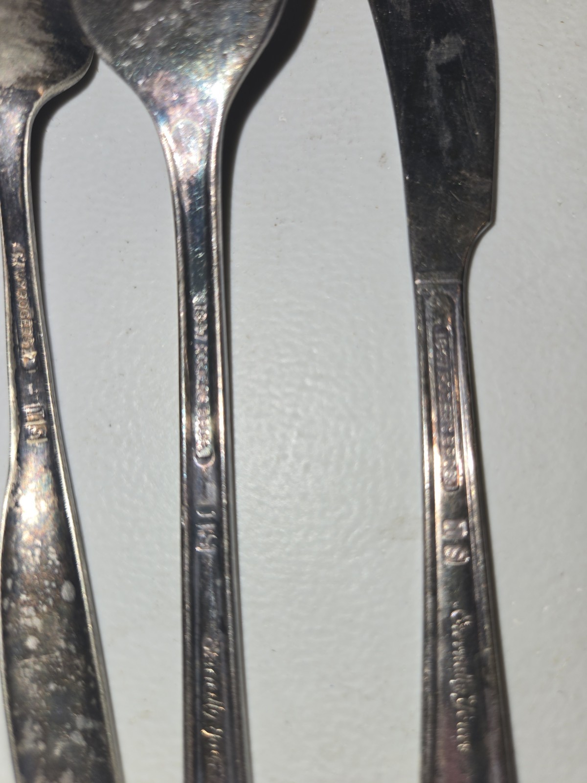 8 Pc Silverware Mixed Lot Silver Plated Silver Toning