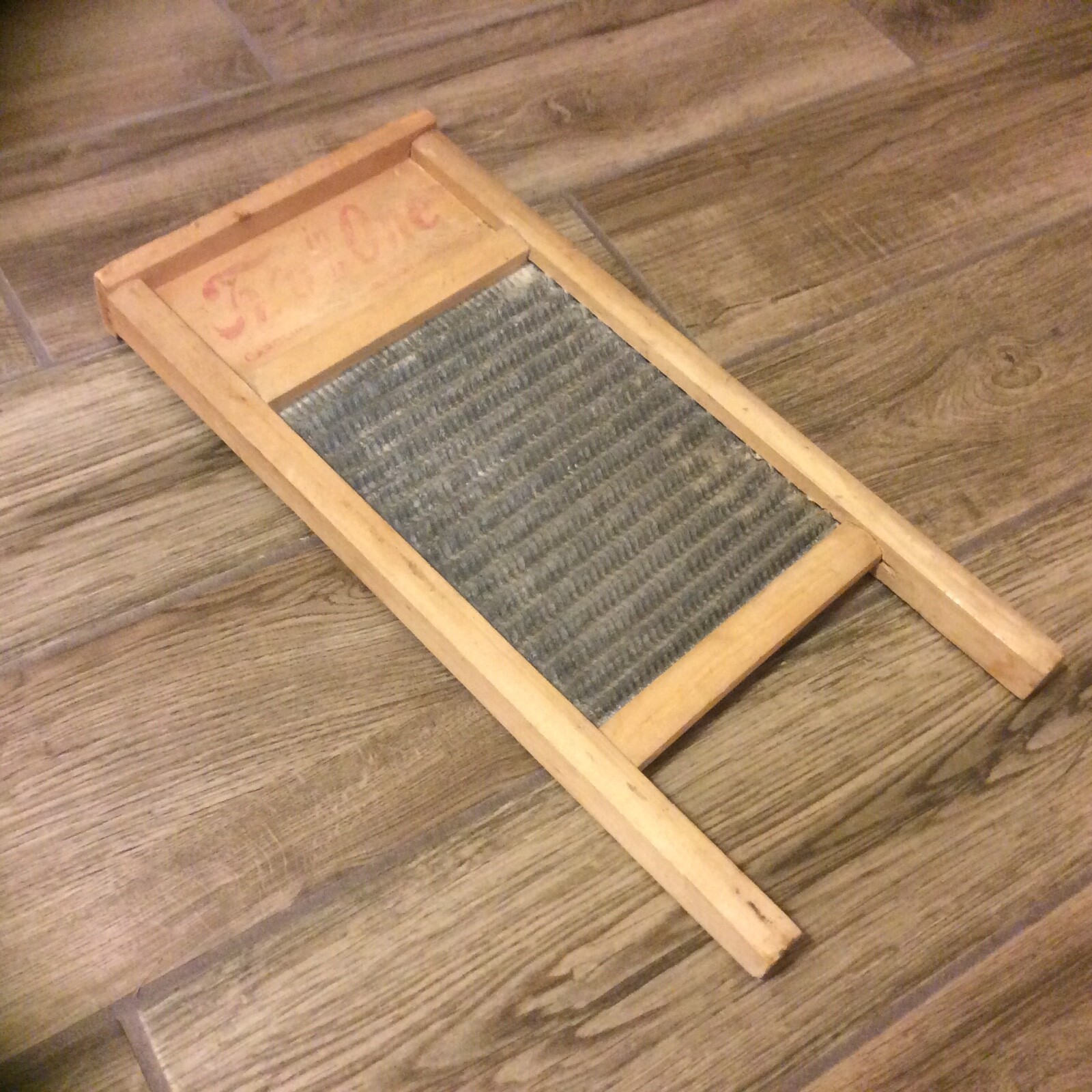 Antique Washboard Two in One Jr 18×8.5” Carolina Washboard Co, Raleigh, N.C.