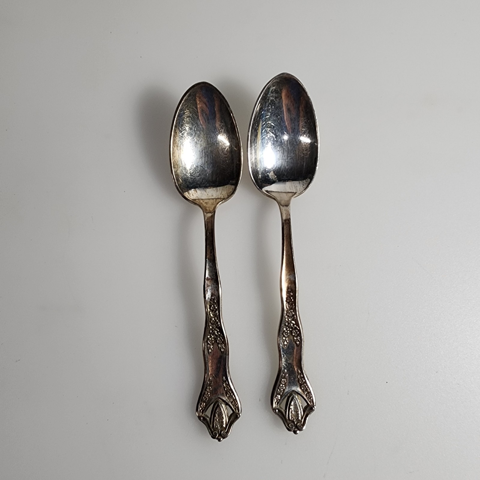 Sears Roebuck ENDICOTT Salem Silver Plate Teaspoon Lot Of 2