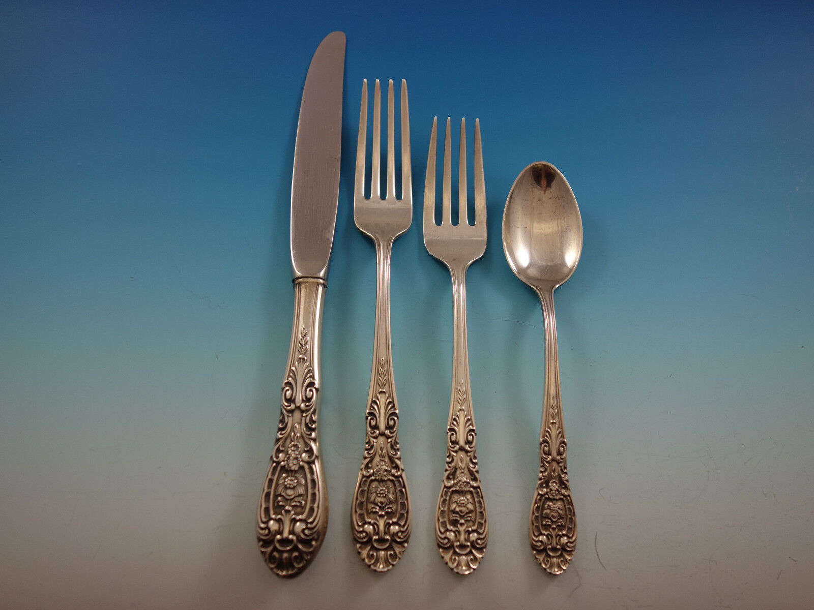 Southern Grandeur by Easterling Sterling Silver Regular Place Setting(s) 4pc