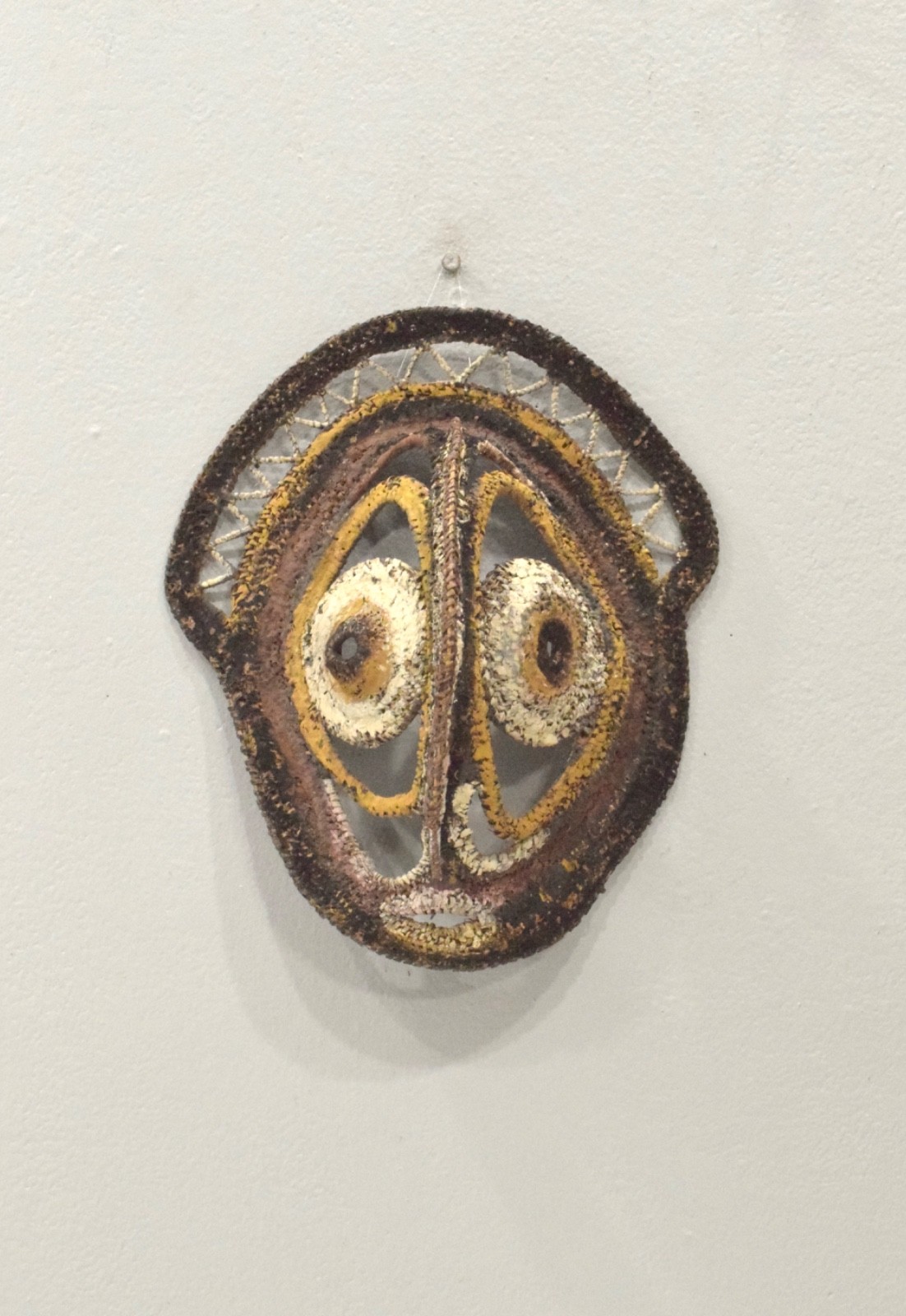 Mask Papua New Guinea Woven Fiber Yam Mask