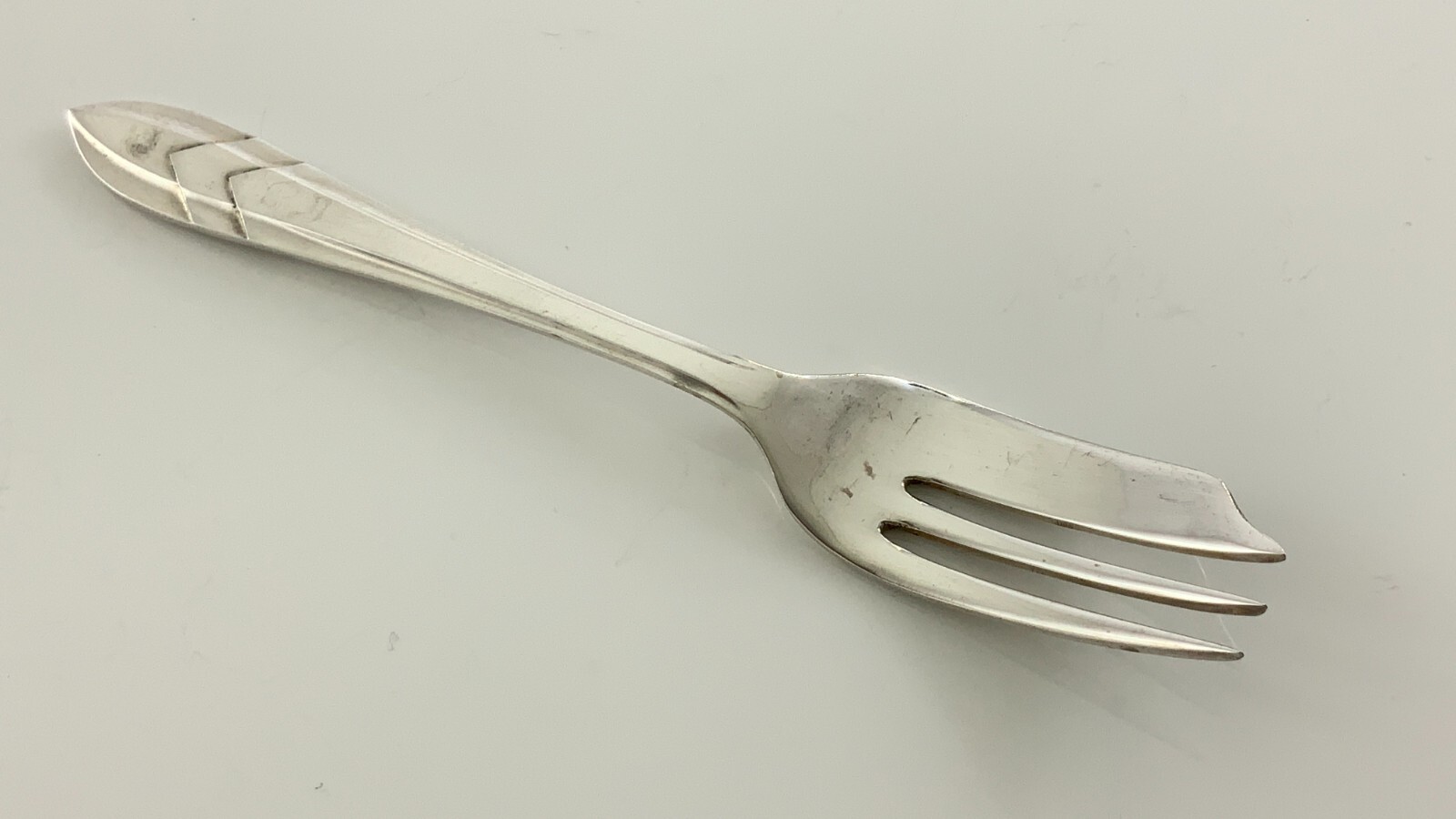 Sheffield England M.S. Ltd EPNS Loxley Pastry Fork Silverware 5in EE238