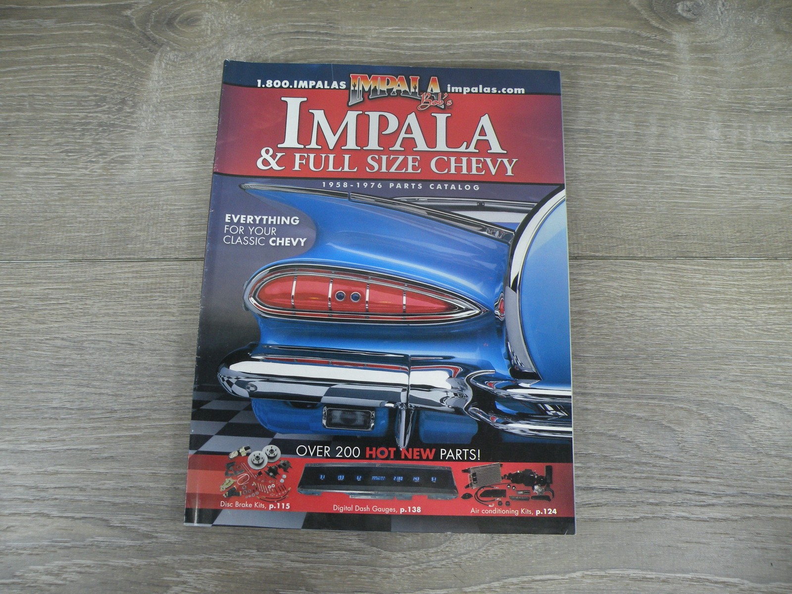 Impala Bob’s Parts Catalog 1958-1976 Impala & Full Size Chevy Classic Car
