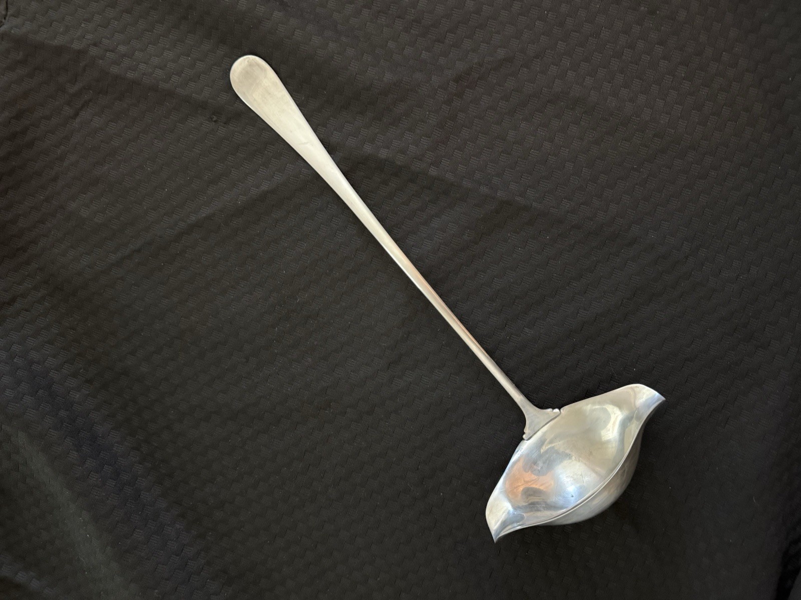 Wallace Large Ladle Silver Plated Double Spout 15” Punch Ladle