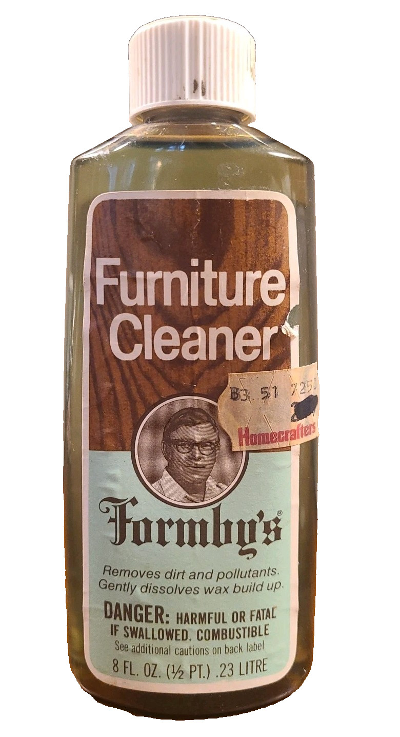 SHELFWARE Formby’s Furniture Cleaner 8 fl oz Vintage Discontinued NOS 100% Full