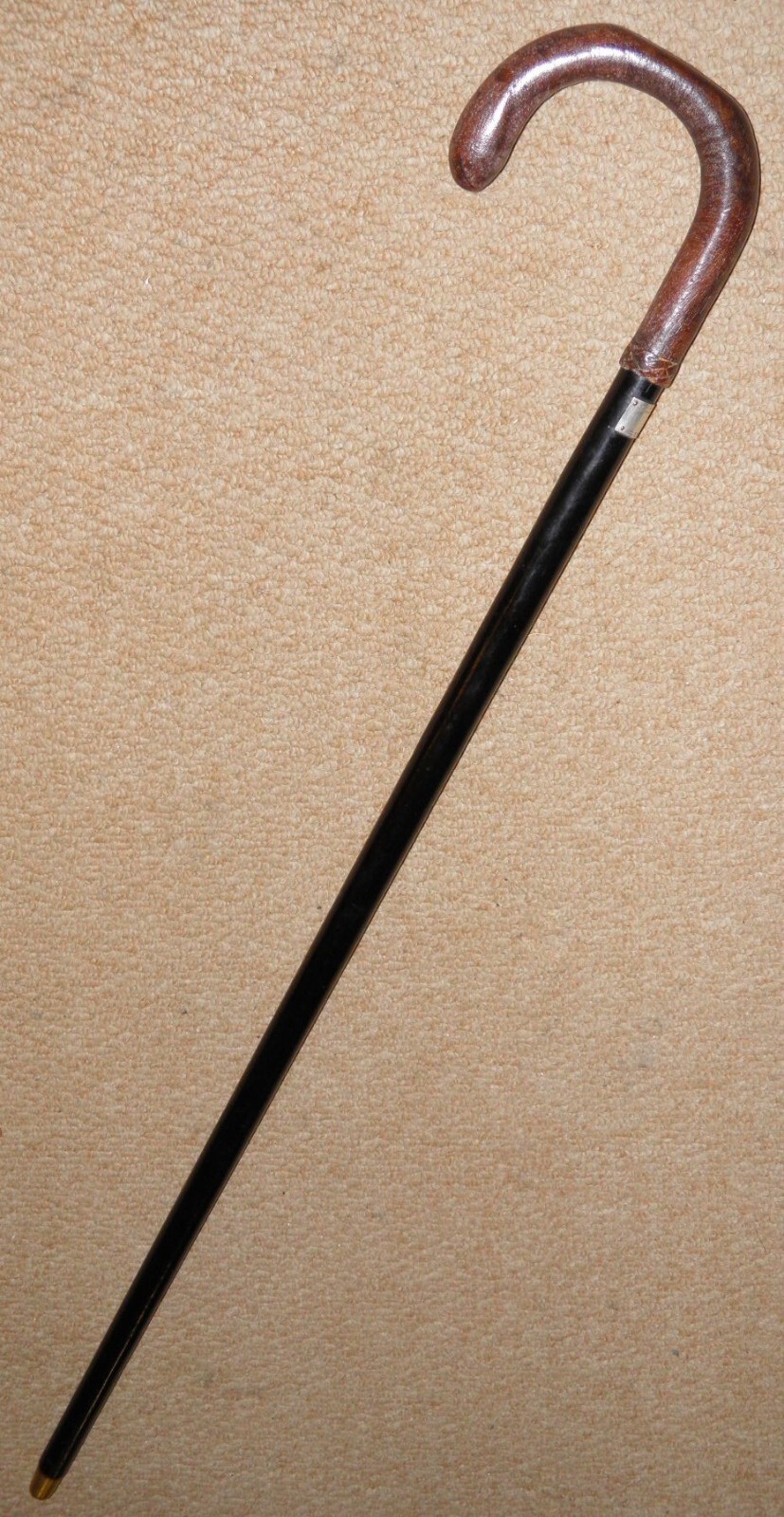 Antique Walking Stick – Hallmarked 1926 Silver By Mappin & Webb For J Baird & Co