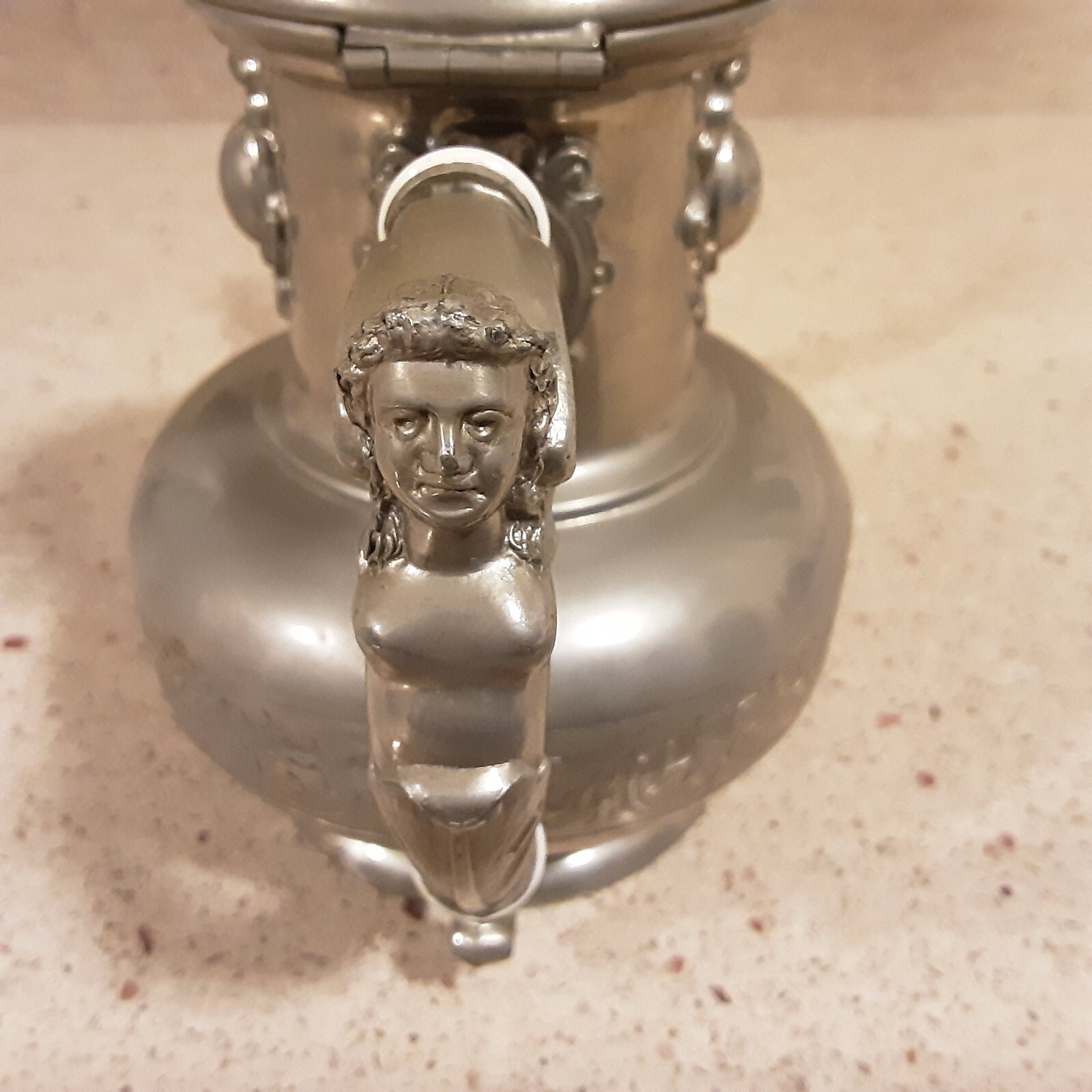 Art Nouveau Pewter Gerhardi & Co. Tea/Coffee Pot #1580