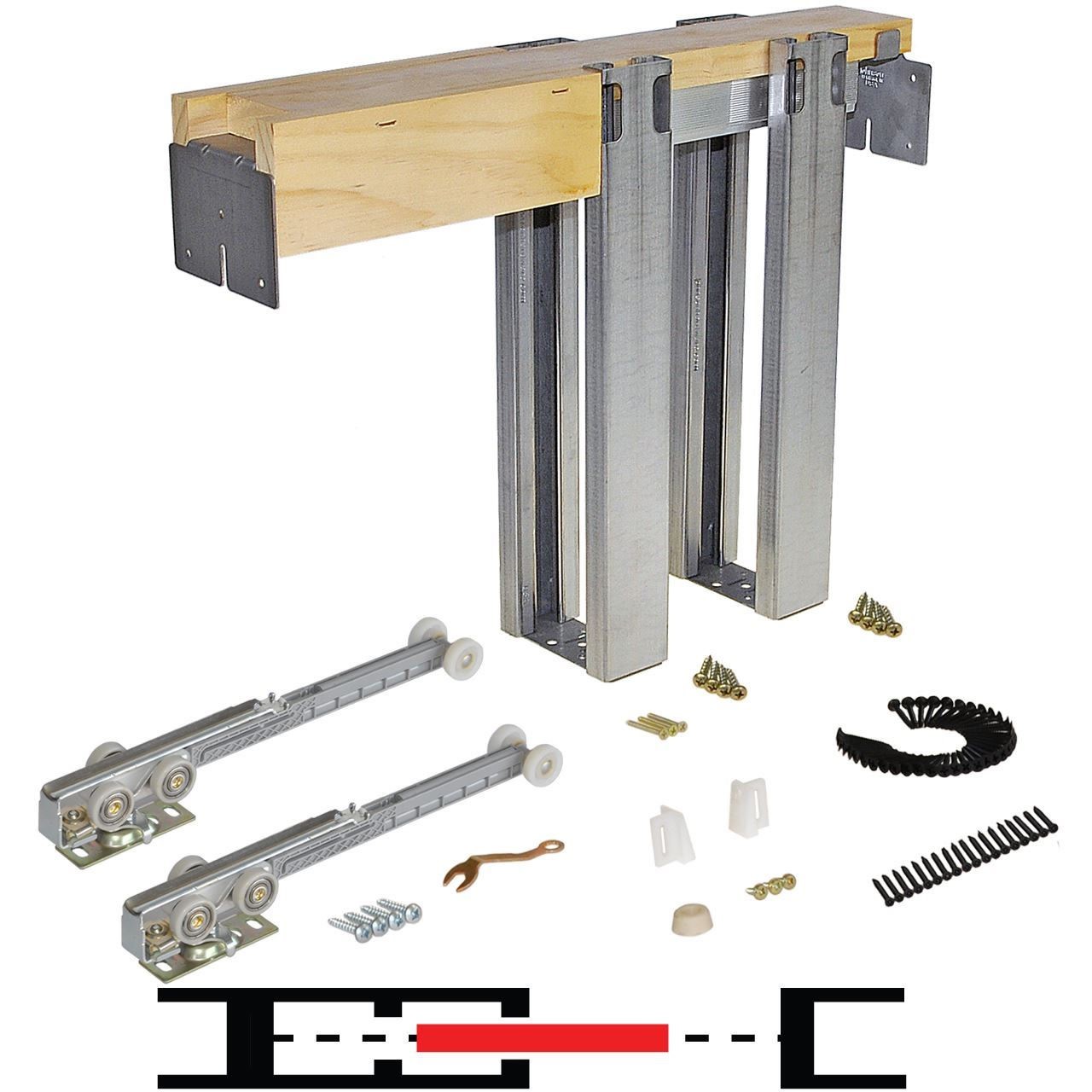 Johnson Hardware 152668SC 1500SC 30″ x 80″ Soft-Close Pocket Door