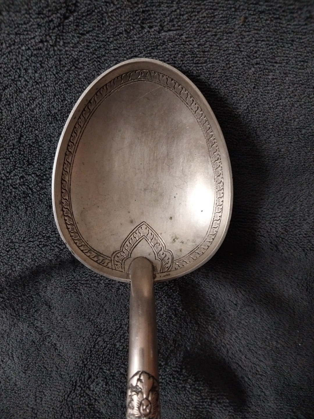 800 Suy Silver Serving Spoon & Fork