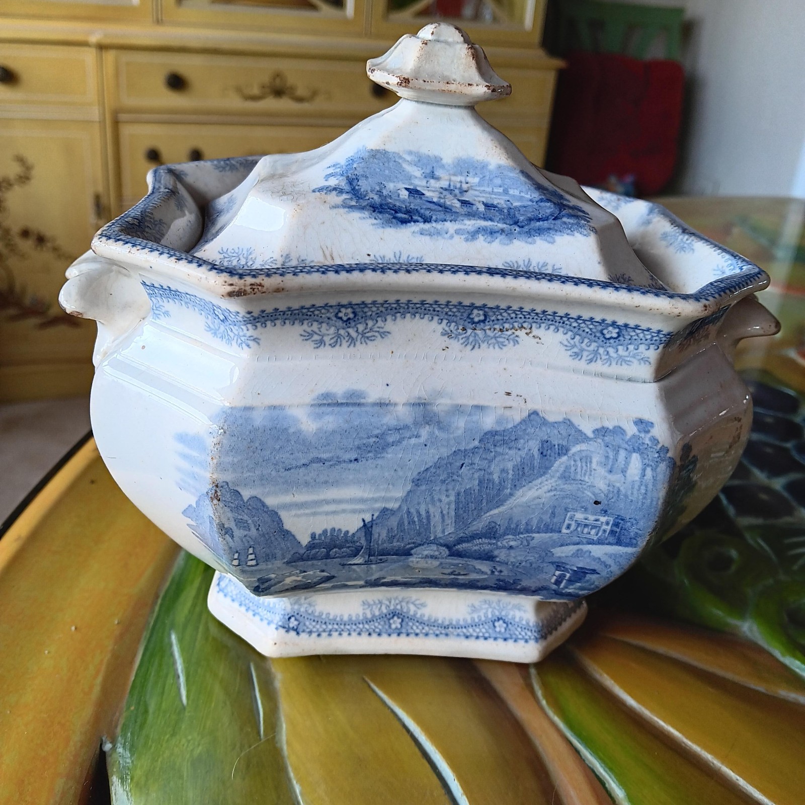 Historical Staffordshire Sugar Bowl