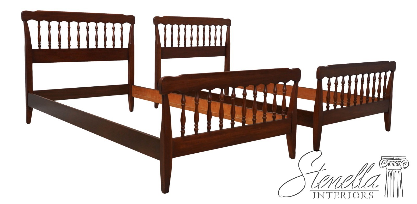 F73417: Pair Of HENKEL HARRIS Cherry Twin Beds
