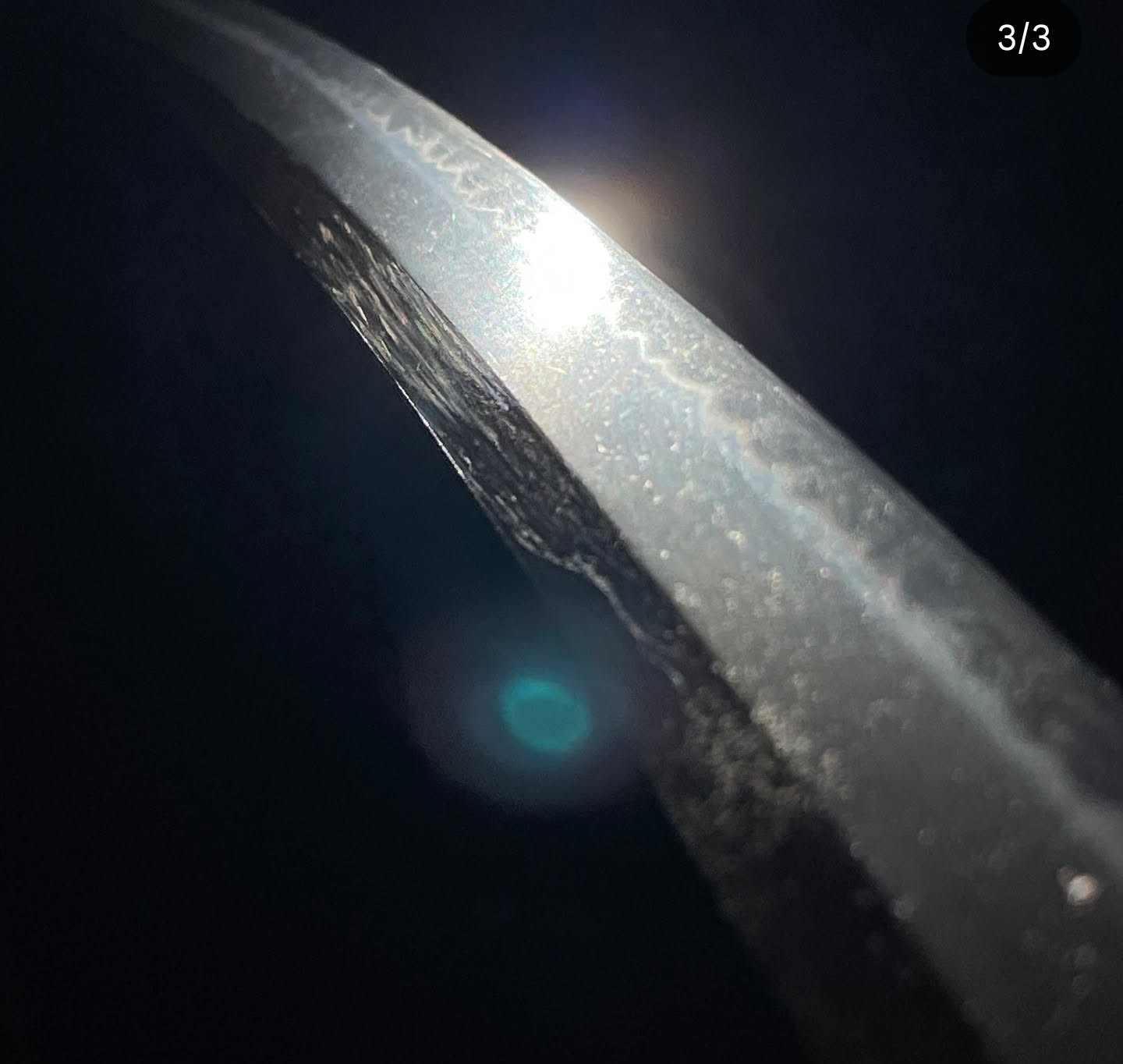 Kogunome Hamon Shirasaya Wakizashi, Edo period mumei