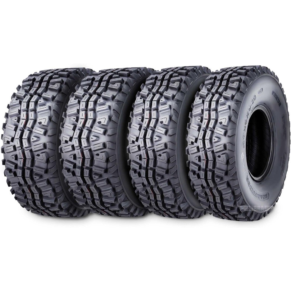 ROADGUIDER Set of 4 ATV tires 24×9-10 Front & 24×11-10 Rear 6PR
