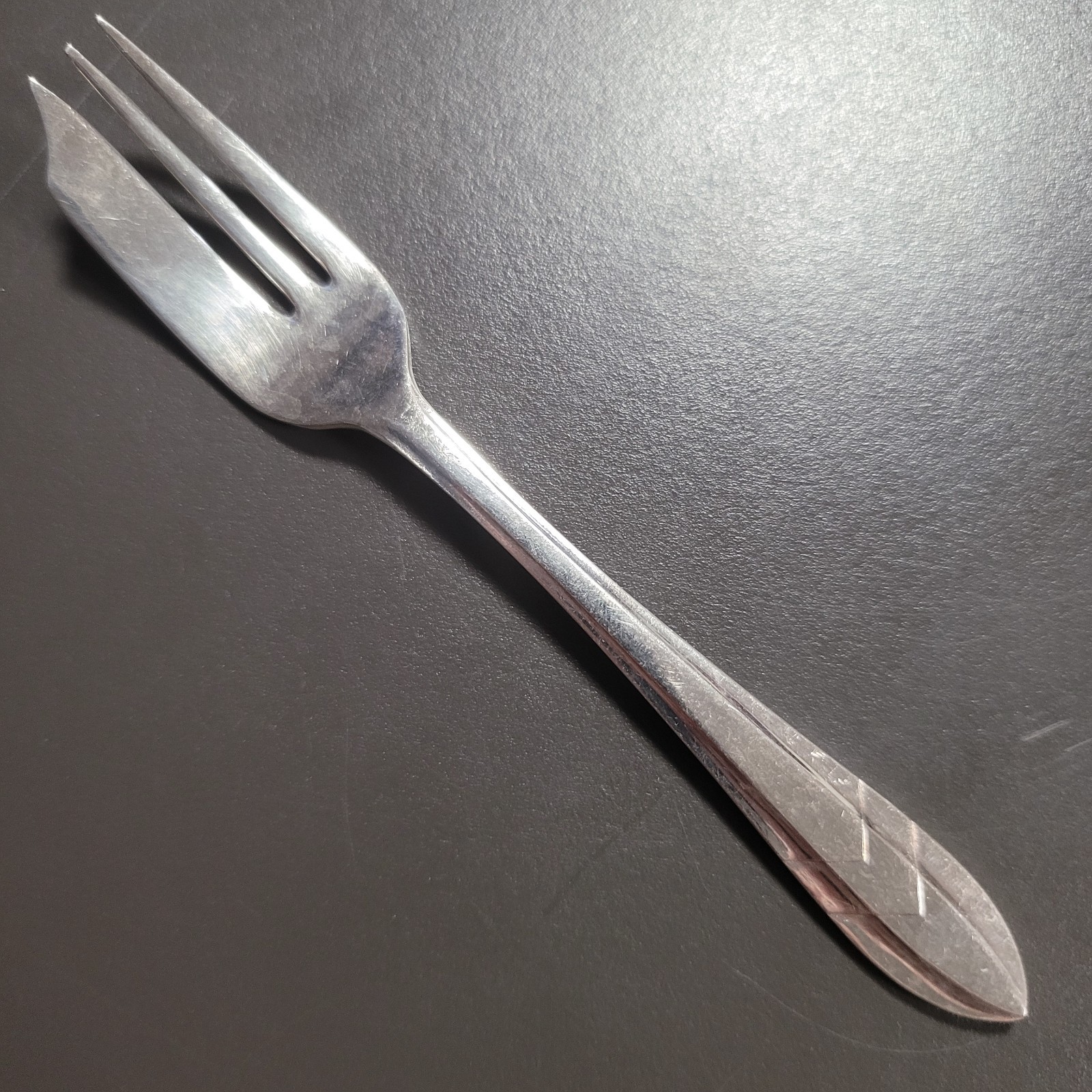 M.S.LTD EPNS Sheffield 5” Loxley Pastry Fork Vintage