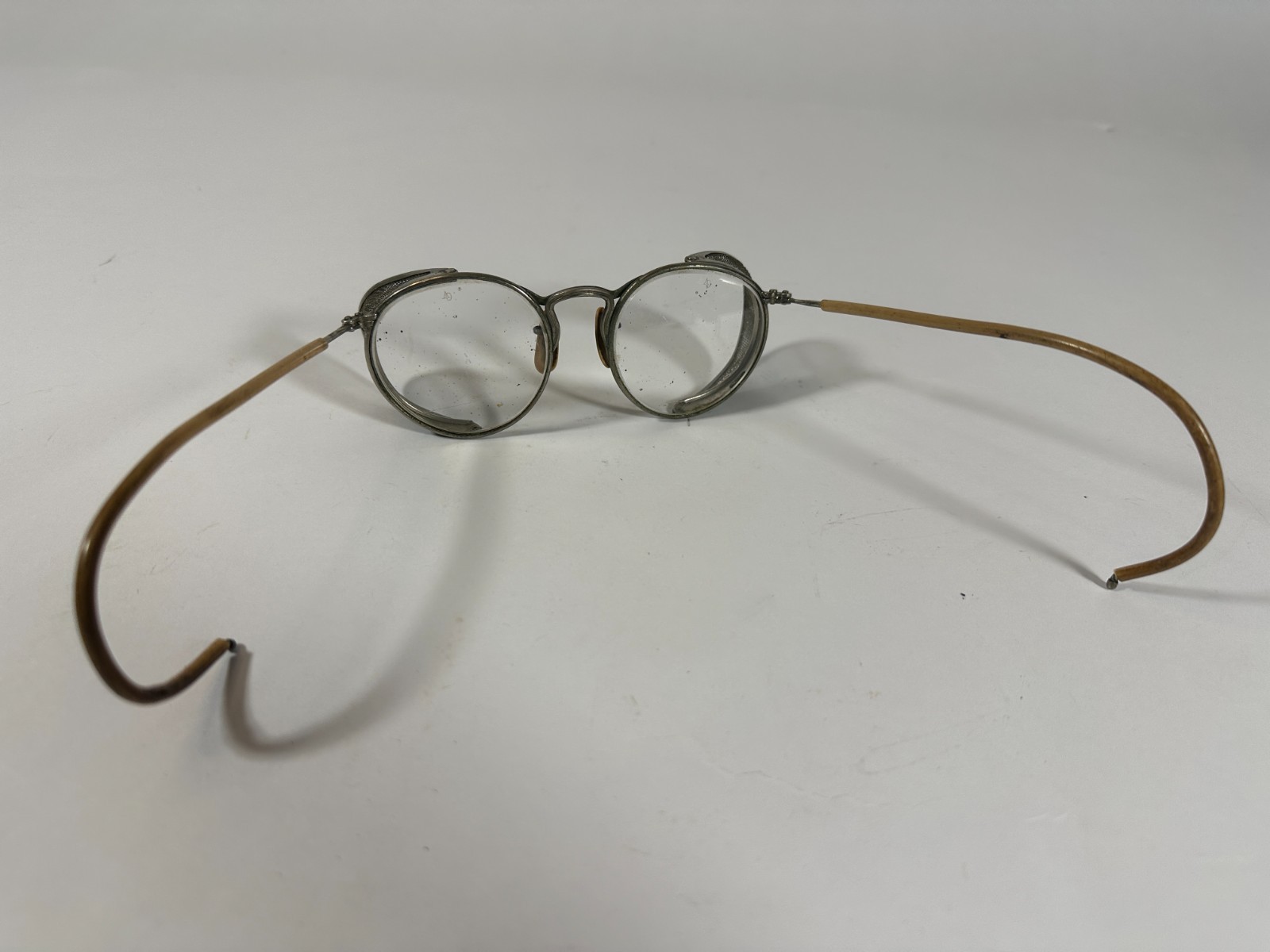 VTG ANTIQUE STEAMPUNK MOTORCYCLE SAFETY GLASSES CESCO LOT OF 2
