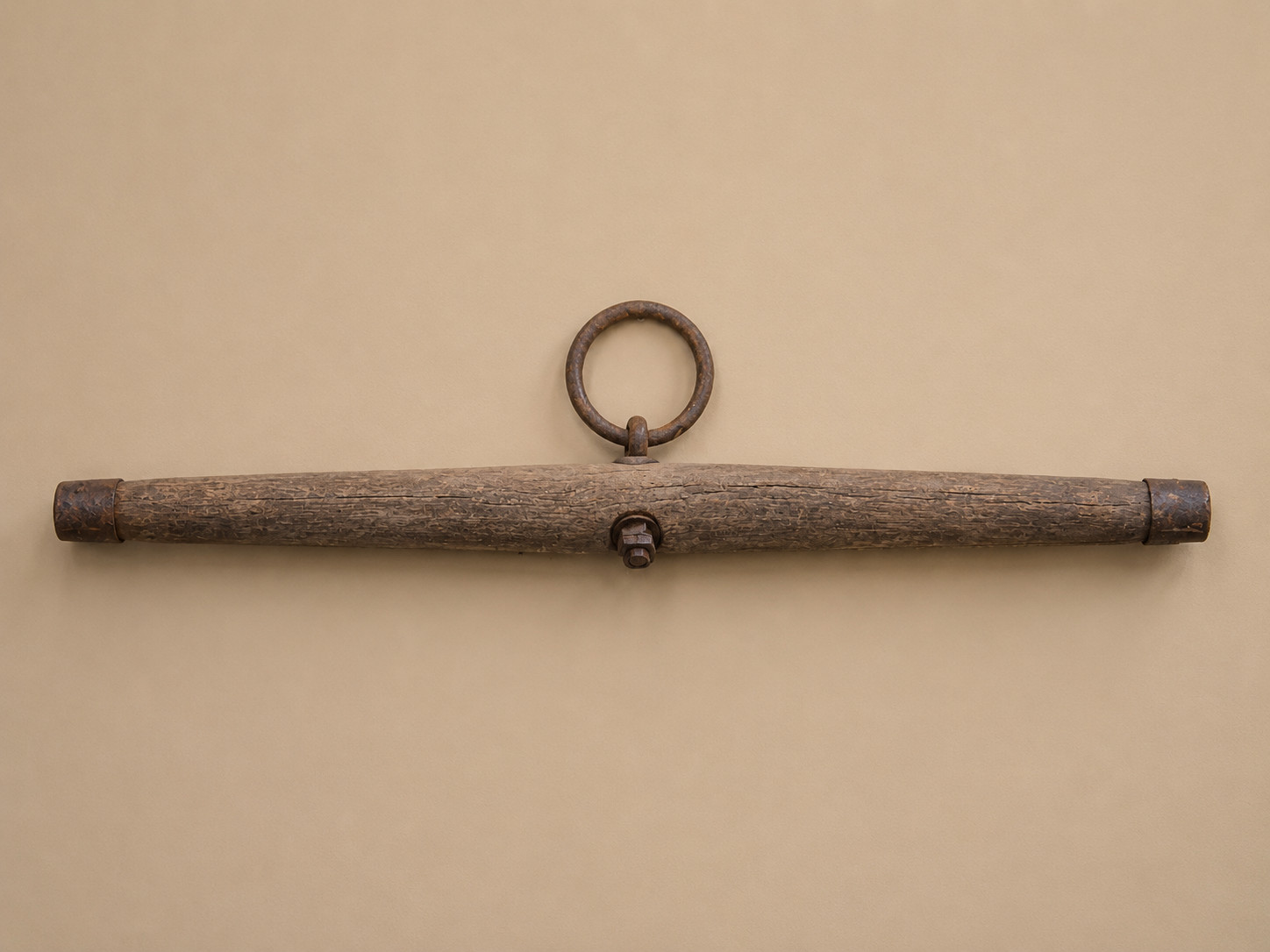 Primitive 36 Inch Wooden Farm Yoke Rustic Ox Harness Antique Barn Wall Decor