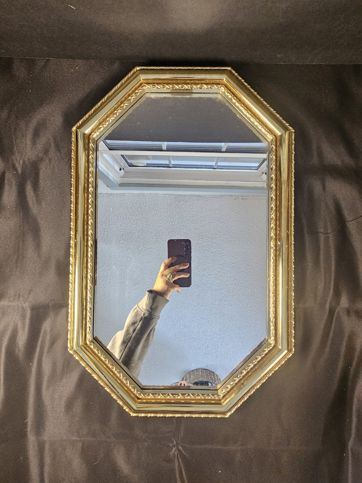 Vintage Syroco Gold Tone Mirror 22″ X 14″
