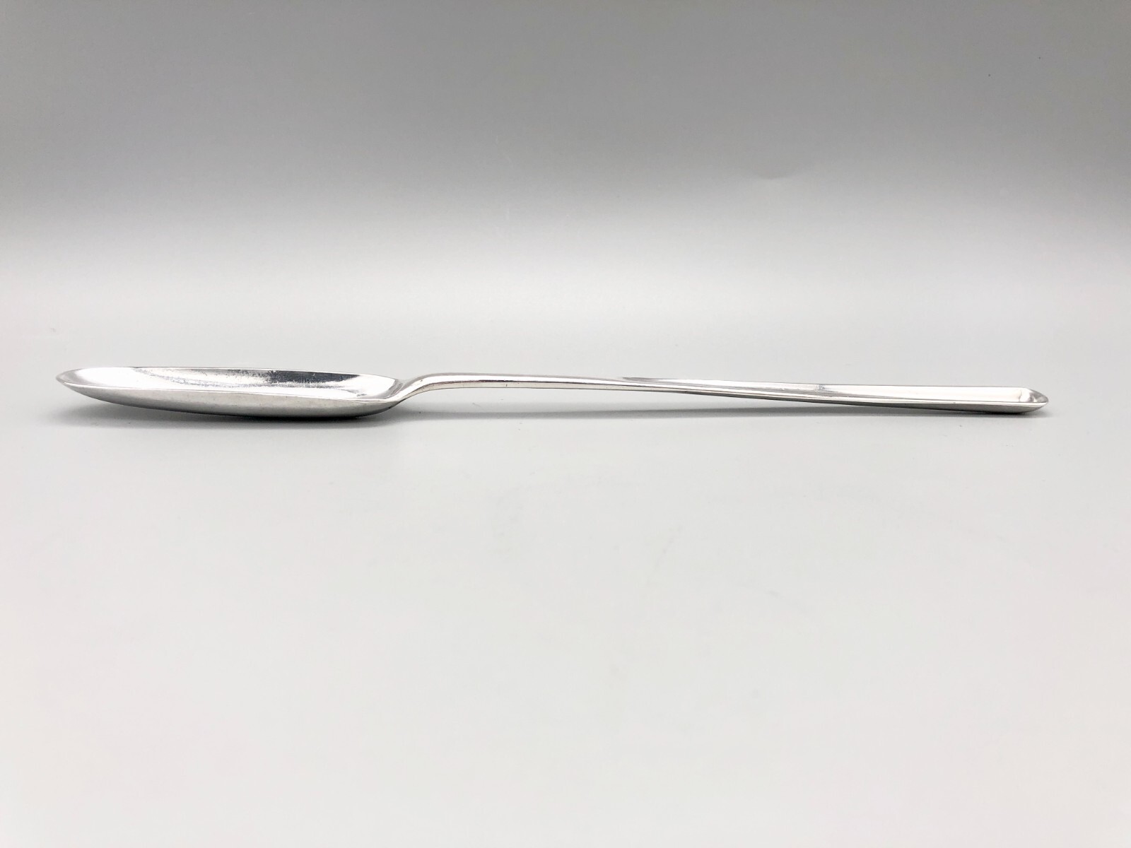 GEORGE III STERLING SILVER MARROW SCOOP, GEORGE SMITH, LONDON, 1771