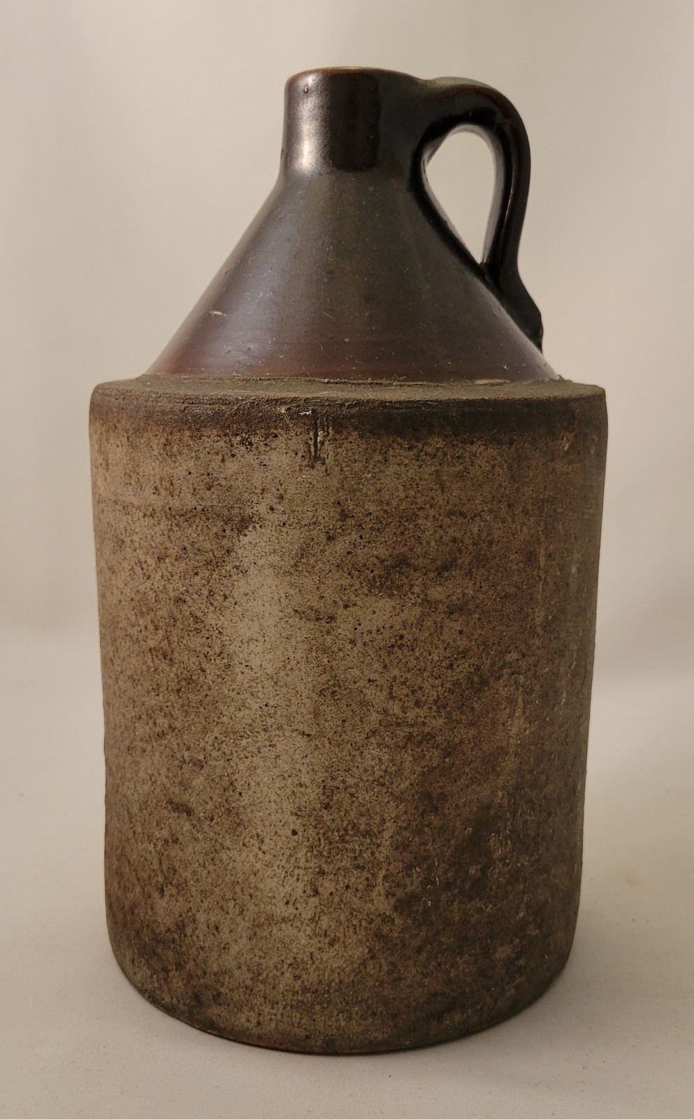 Antique Robinson Ransbottom Pottery Company 1/2 Gallon Two Tone Stoneware Jug