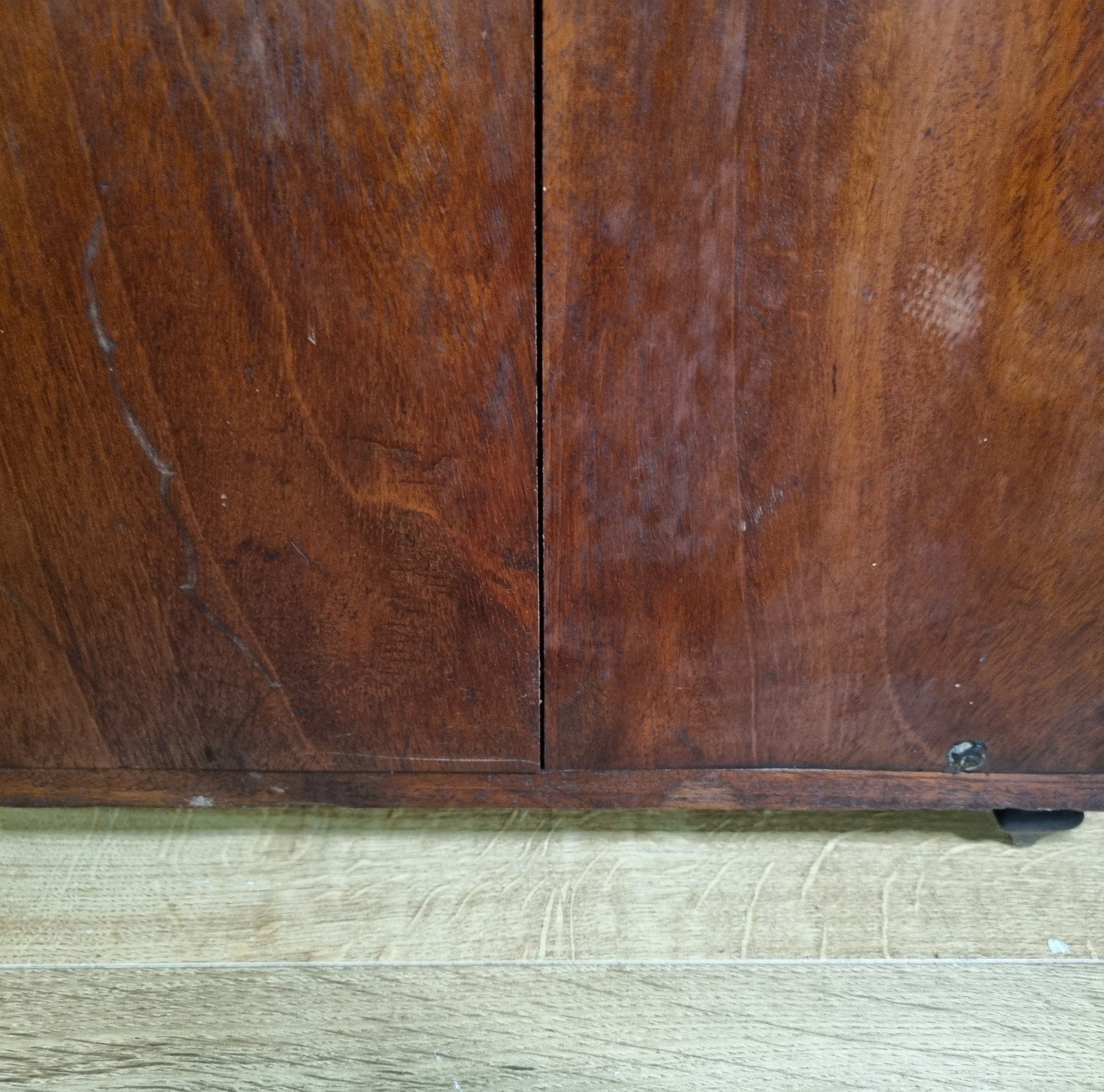 Antique 19th Century Mahogany Miniature Chest Of 5 Drawers Apprentice Piece