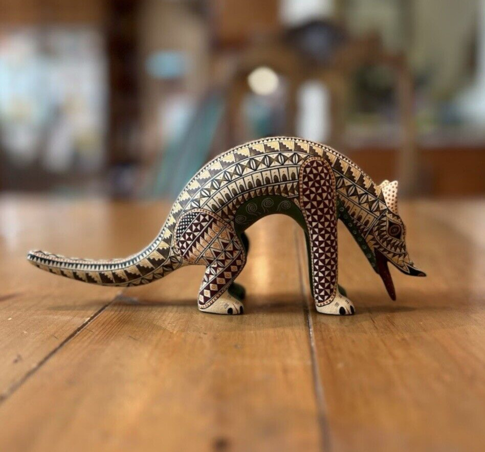 Alebrije Jacobo Maria Angeles 2015 Coyote #133 Oaxaca Mexico