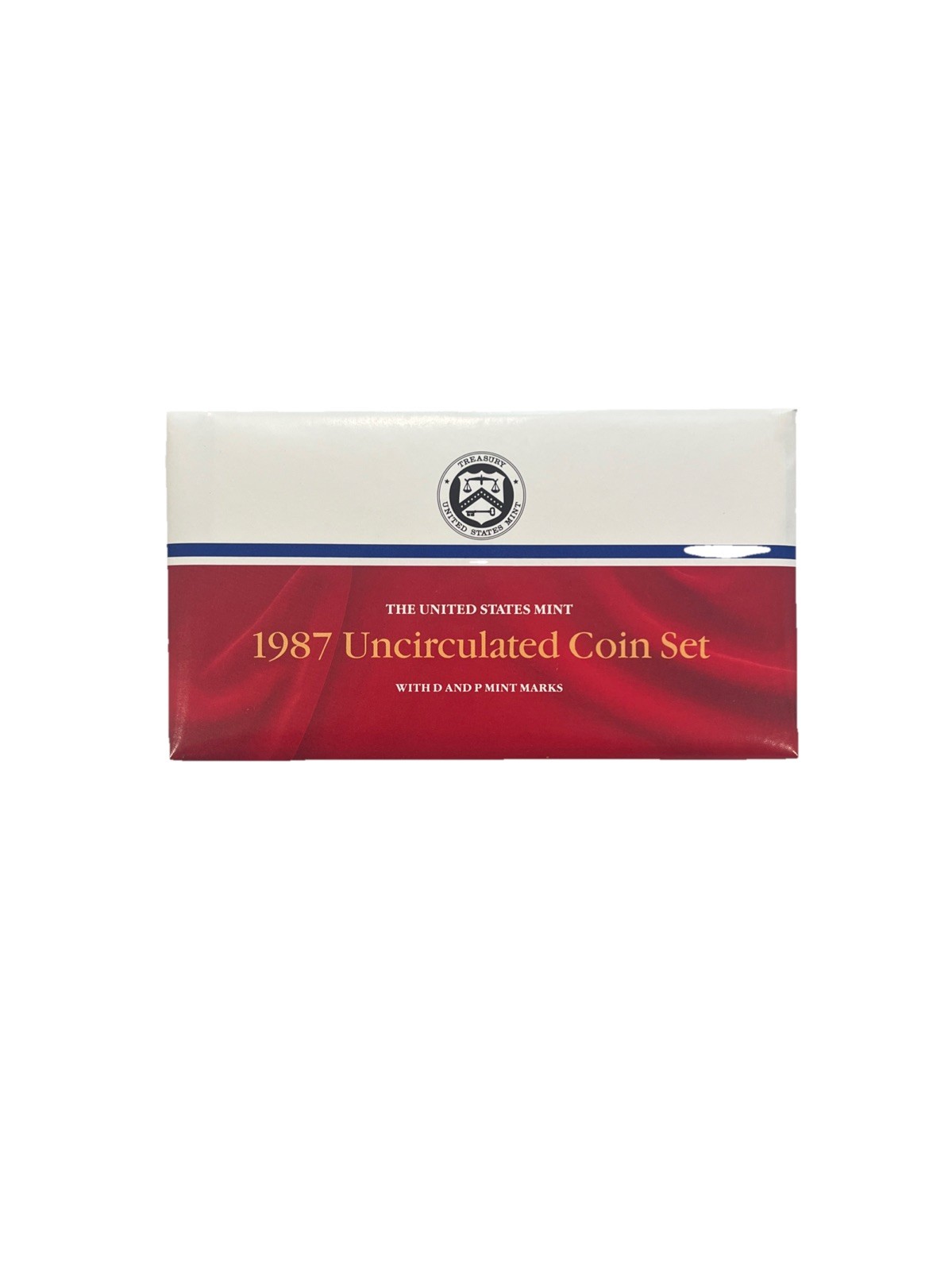 1987 P-D Mint Uncirculated Coin Set – Original Packaging – 6 Coins