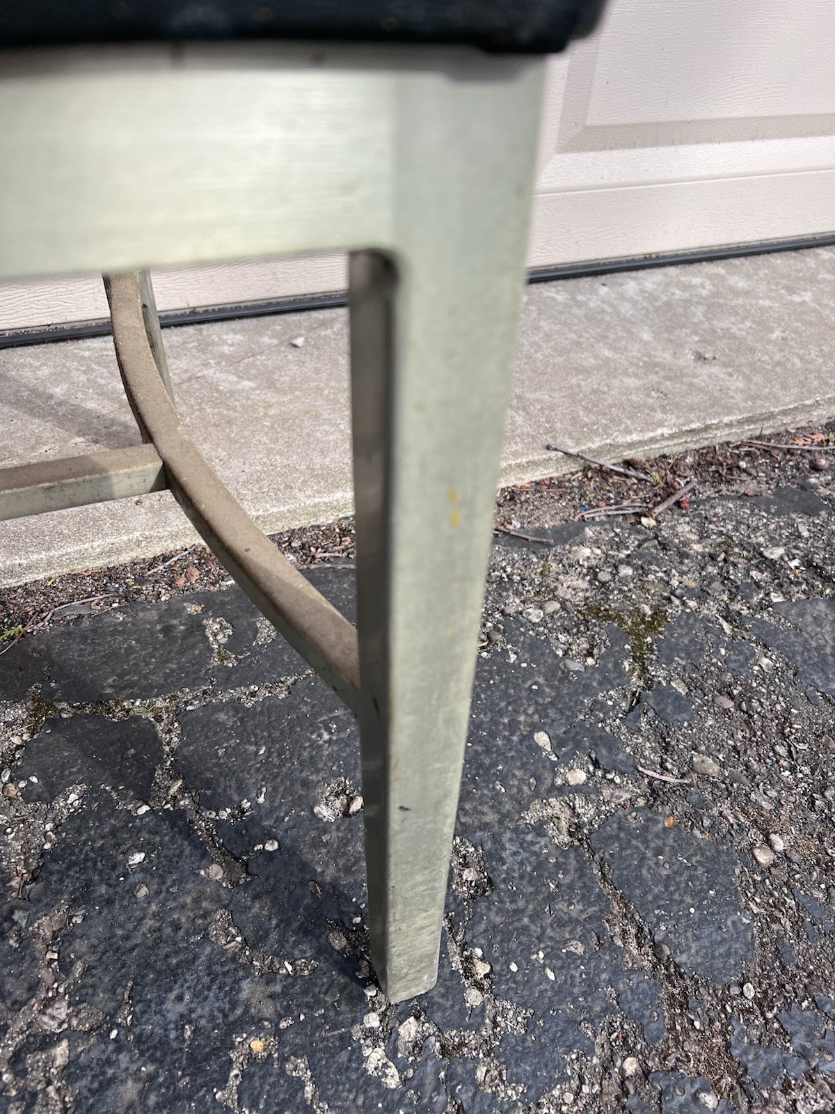 GoodForm Mid Century VINTAGE Industrial ALUMINUM Arm Chair 1970s Art Deco