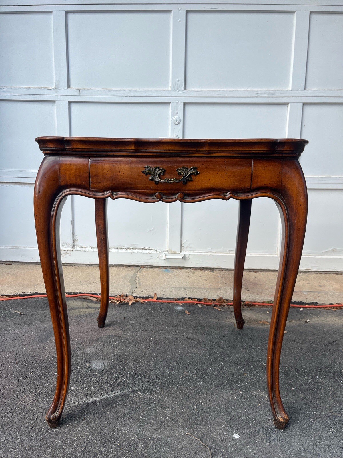 Antique Vintage Ruder New York Queen Anne Style Game Table Excellent Condition
