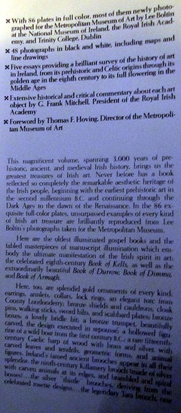 Treasures Of Irish Art Book 1500 BC to 1500 AD by Alfred A. Knopf Hardcover