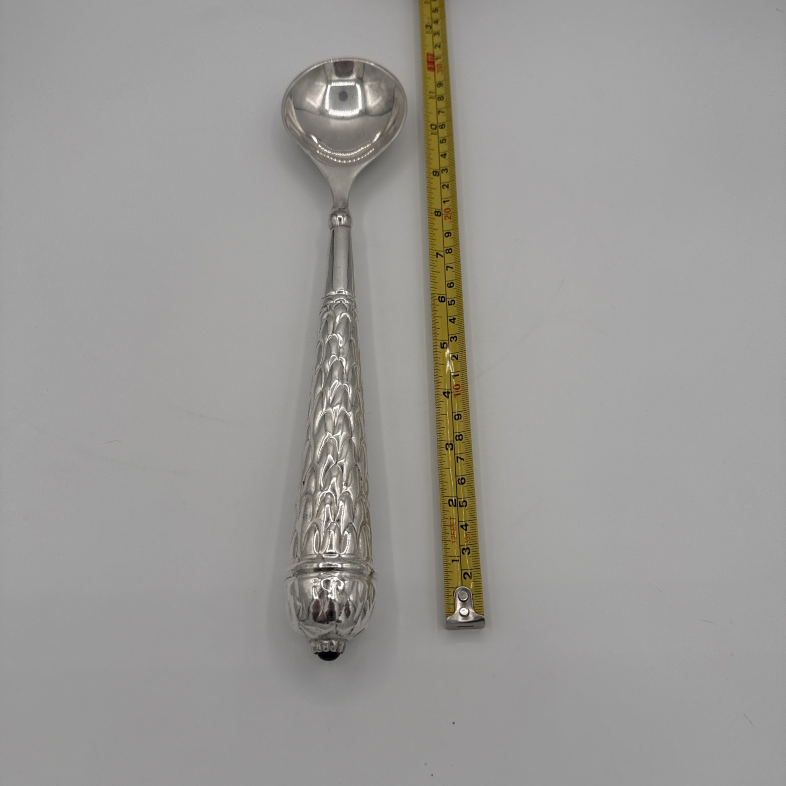 Two’s Company Dining Serving Spoon Vintage Black Tip Weighted 12” Servers