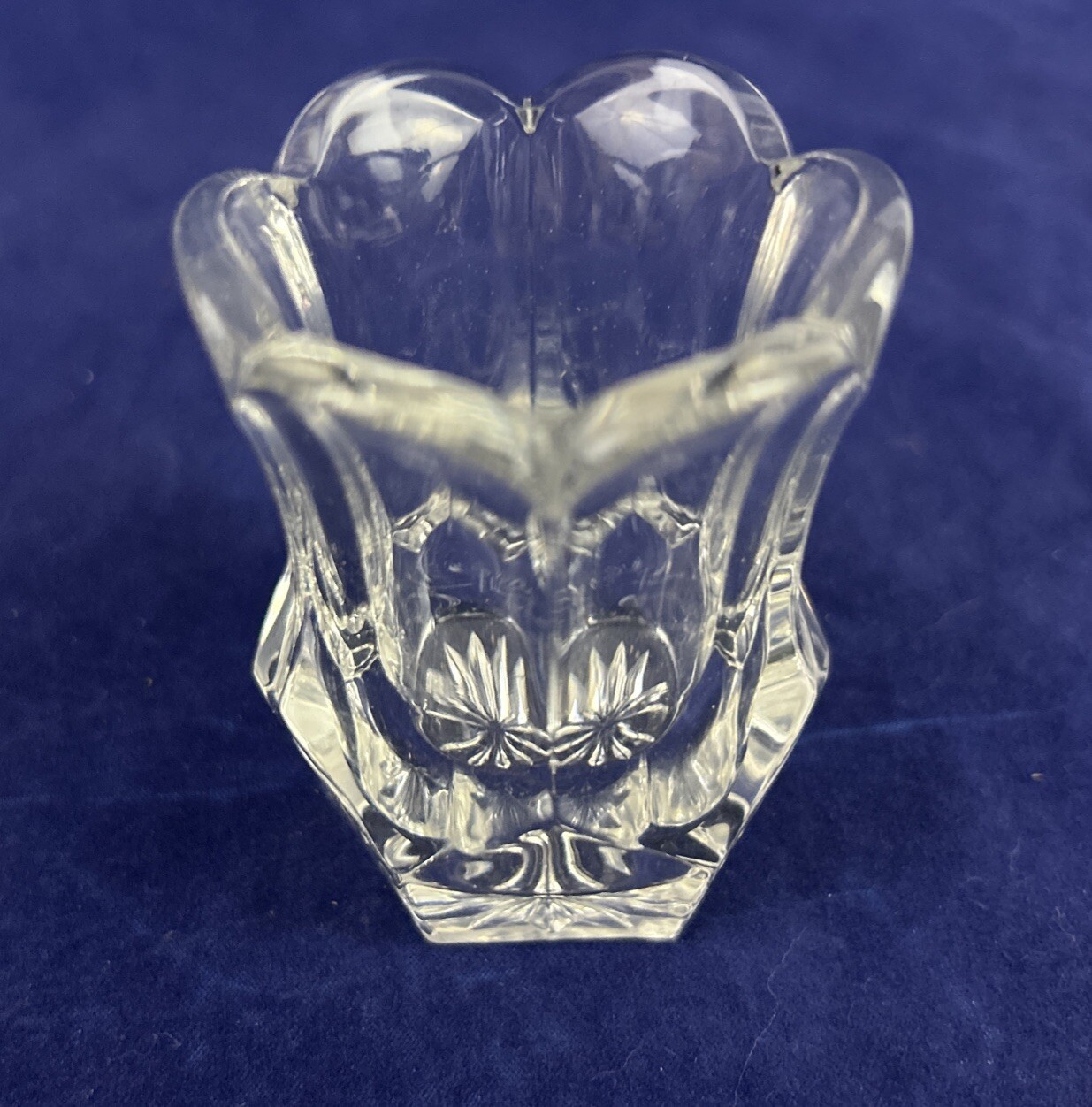HEISEY Glass Toothpick Holder, Continental Priscilla