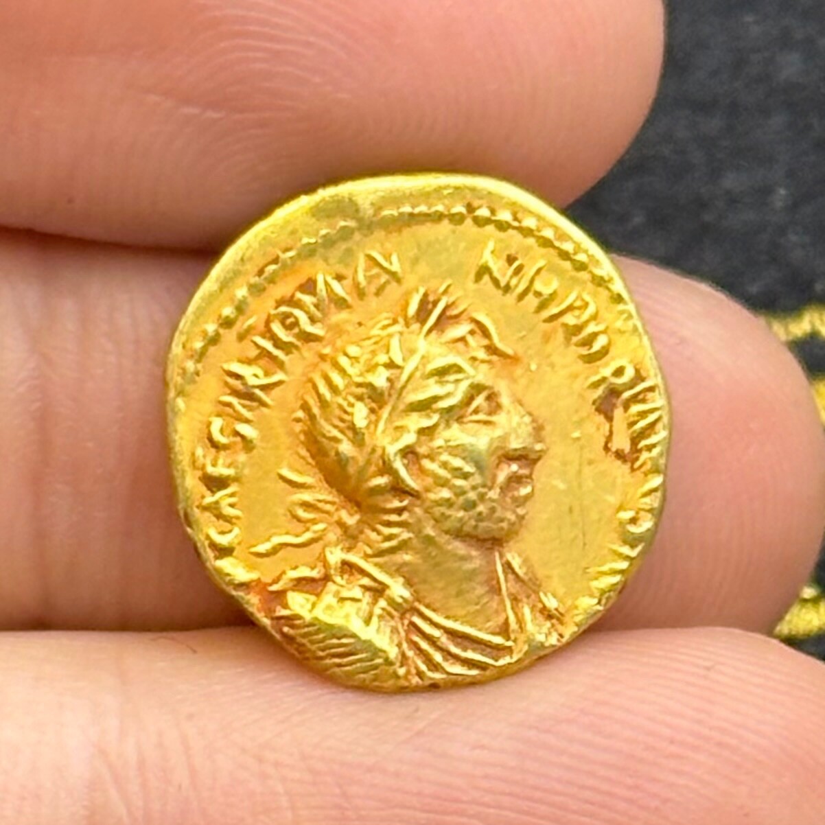 Ancient Roman Empire High Carat Gold Coin In Good Condition