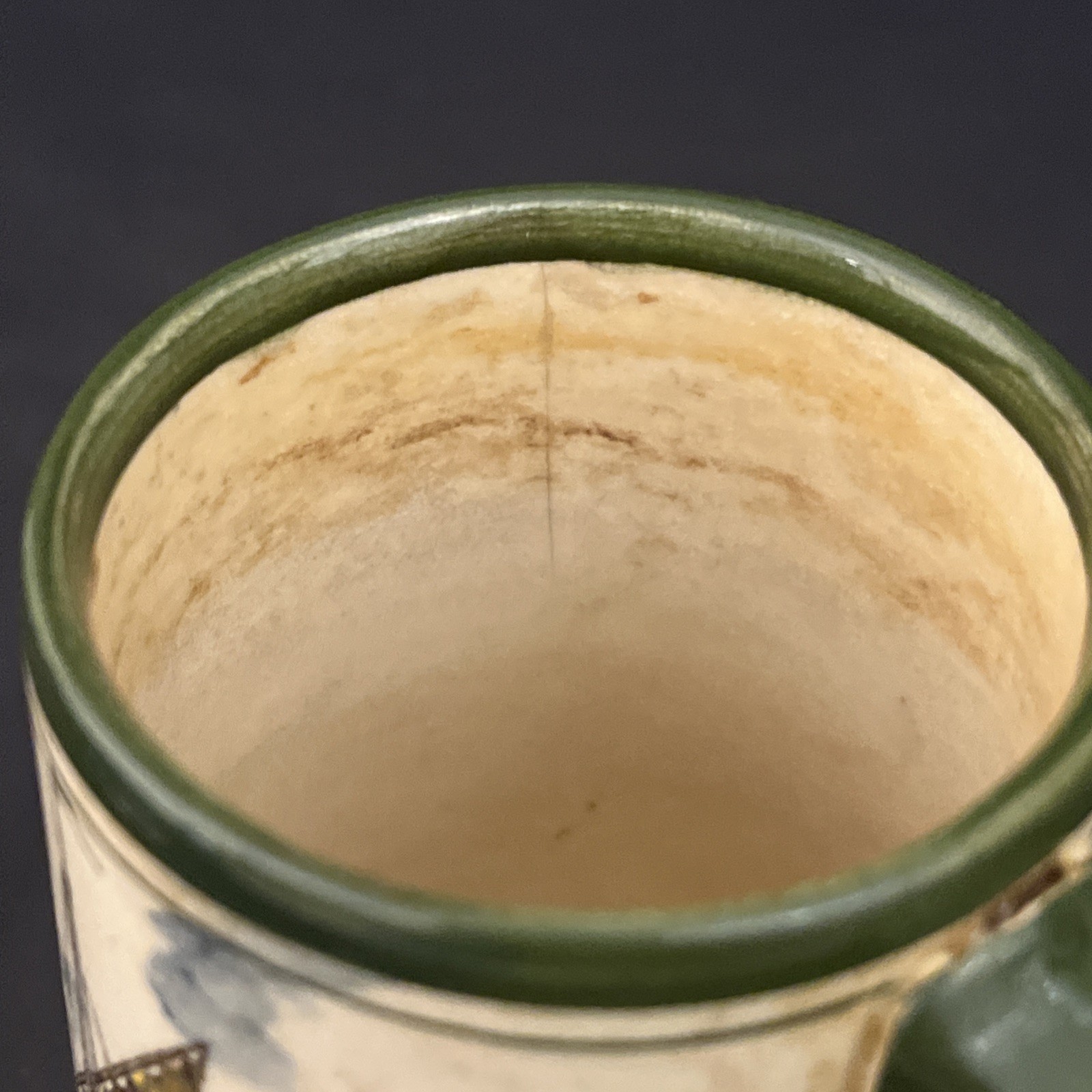 Royal Doulton England 5.5″ Beer Mug Cup Early 20th Century Sailing Boats Ships