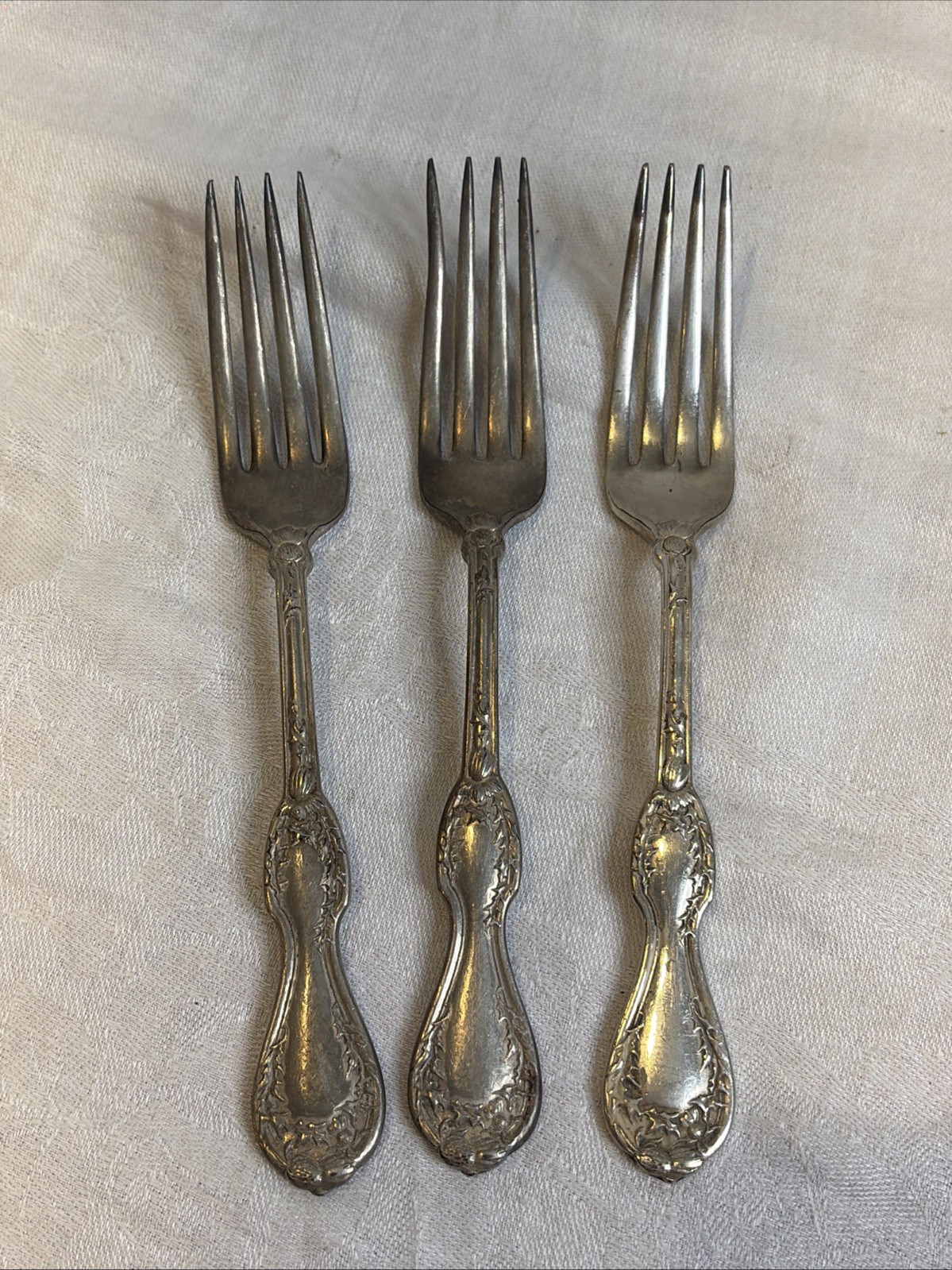 Simmons Hardware Co Keen Kutter Thistle Pattern Pat. 06 12++ Set Of 3 Forks Fair