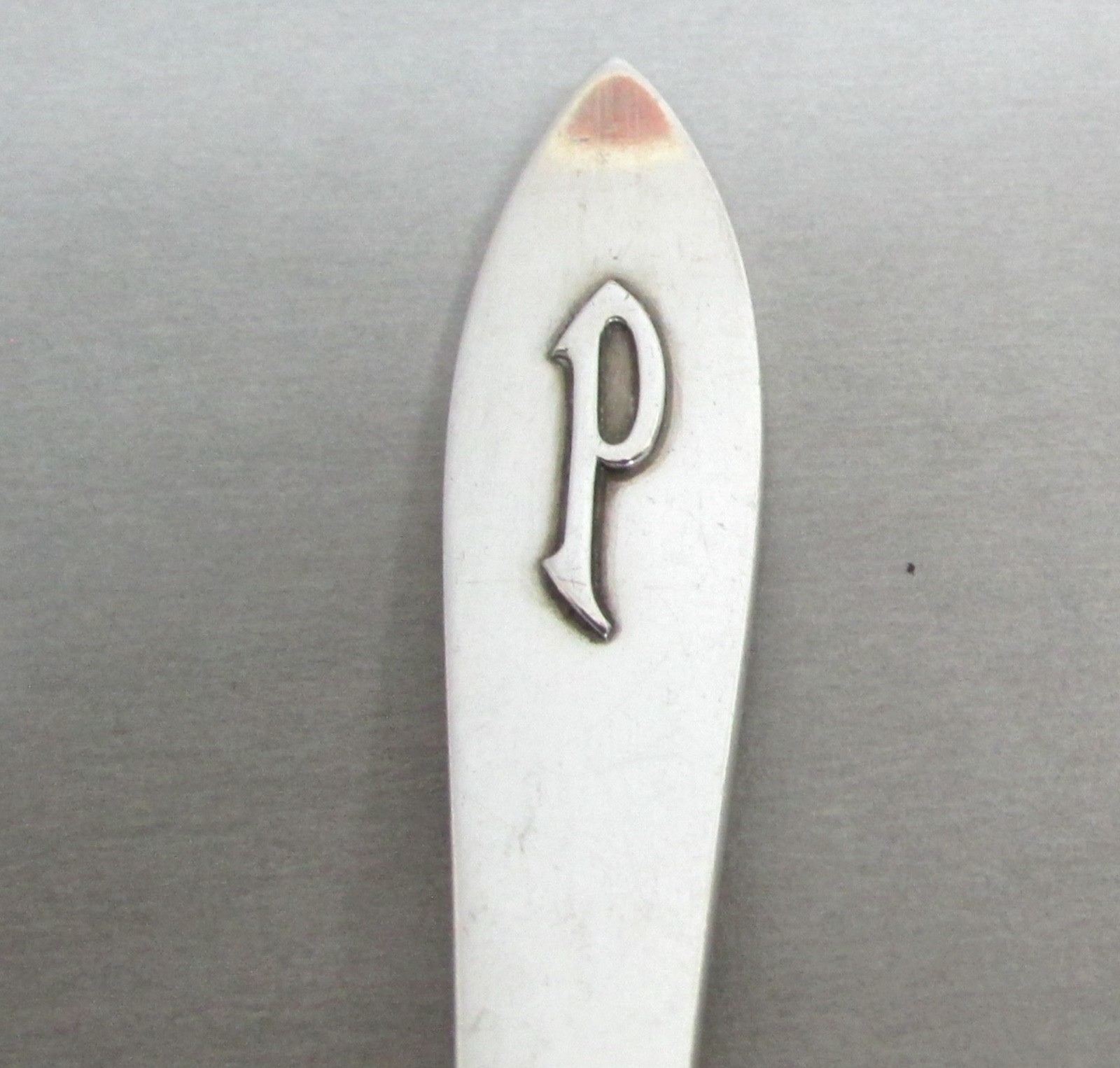 Dinner Fork, Sterling Silver, Buckingham Narrow, Shreve & Co, “P” 8”