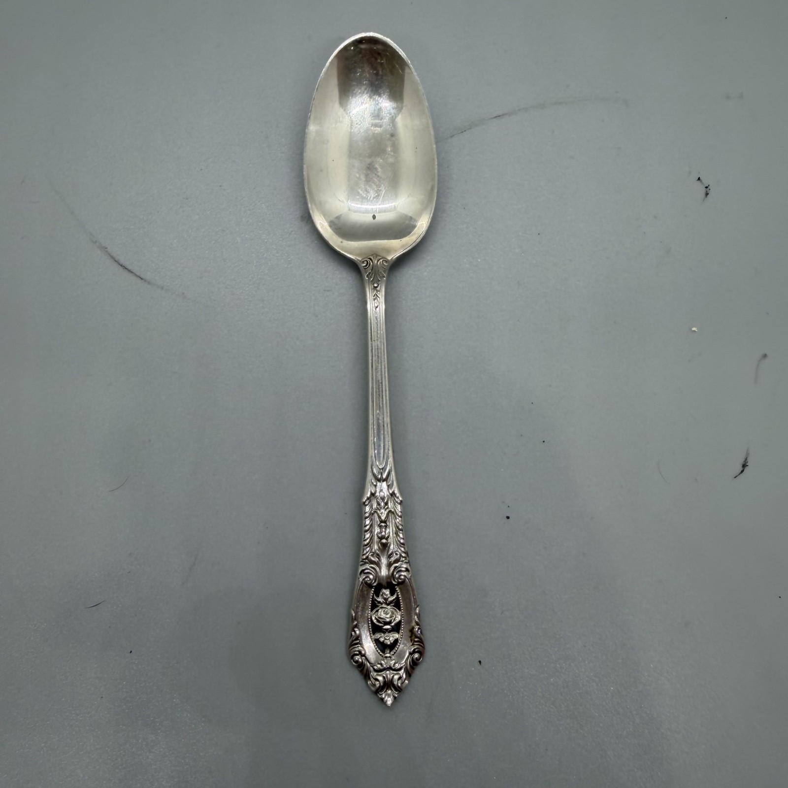 Rose Point by Wallace Sterling Silver Individual Demitasse Teaspoon- 6 in/.9 oz